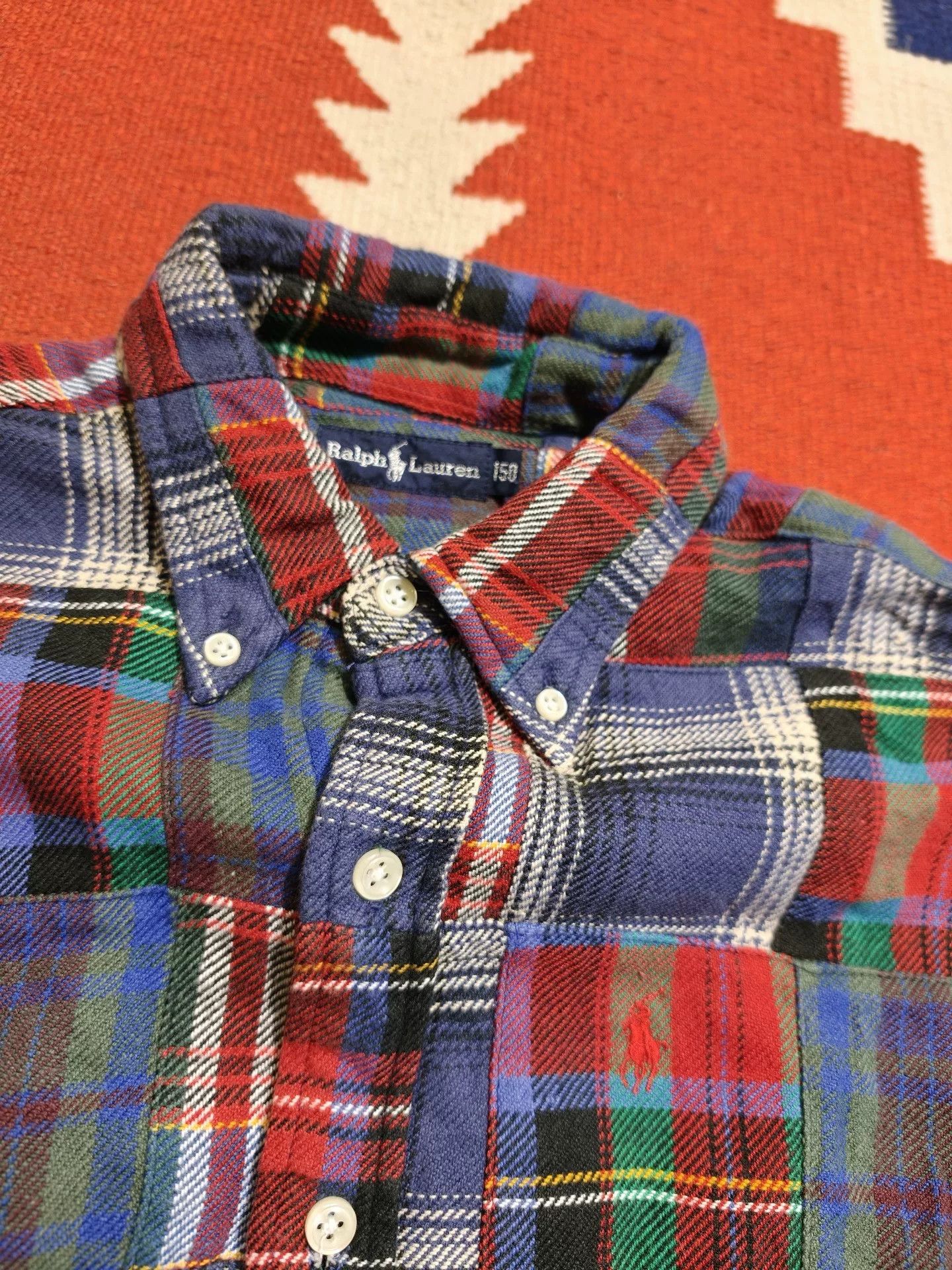 Polo Ralph Lauren Ralph Lauren Vintage Flannel Patchwork Shirt Size M / US 6-8 / IT 42-44 - 5 Thumbnail