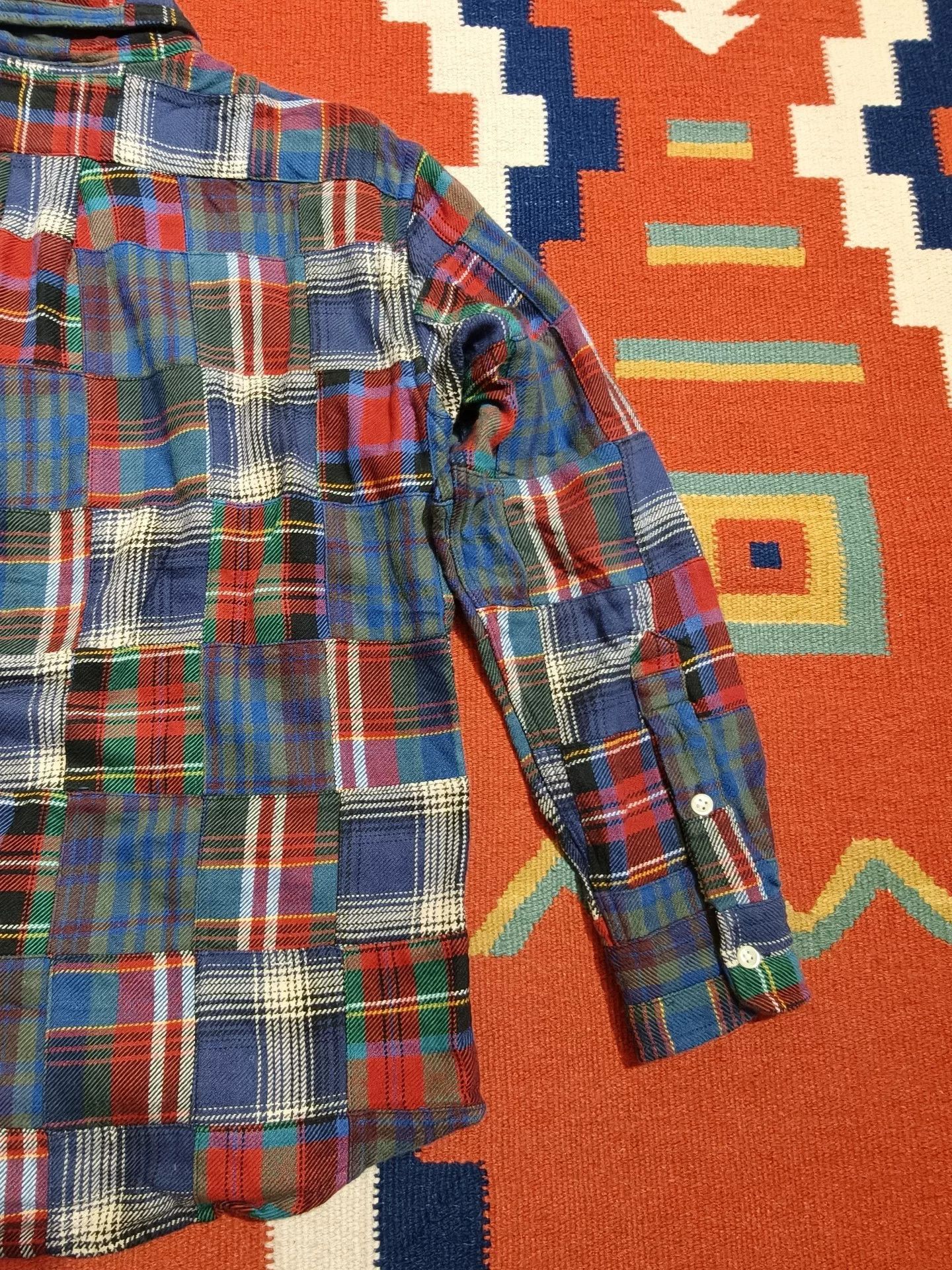 Polo Ralph Lauren Ralph Lauren Vintage Flannel Patchwork Shirt Size M / US 6-8 / IT 42-44 - 4 Thumbnail