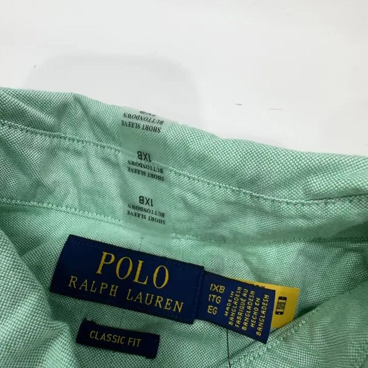 Polo Ralph Lauren Polo Ralph Lauren Solid Casual Short-Sleeve Shirt Size US XL / EU 56 / 4 - 5 Thumbnail