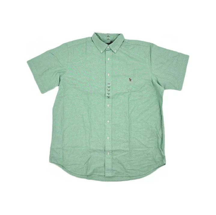 Polo Ralph Lauren Polo Ralph Lauren Solid Casual Short-Sleeve Shirt Size US XL / EU 56 / 4 - 2 Thumbnail