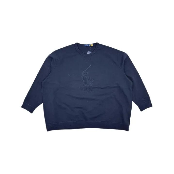 Polo Ralph Lauren Polo Ralph Lauren Navy Long-Sleeve Sweatshirt Size US XL / EU 56 / 4 - 2 Thumbnail