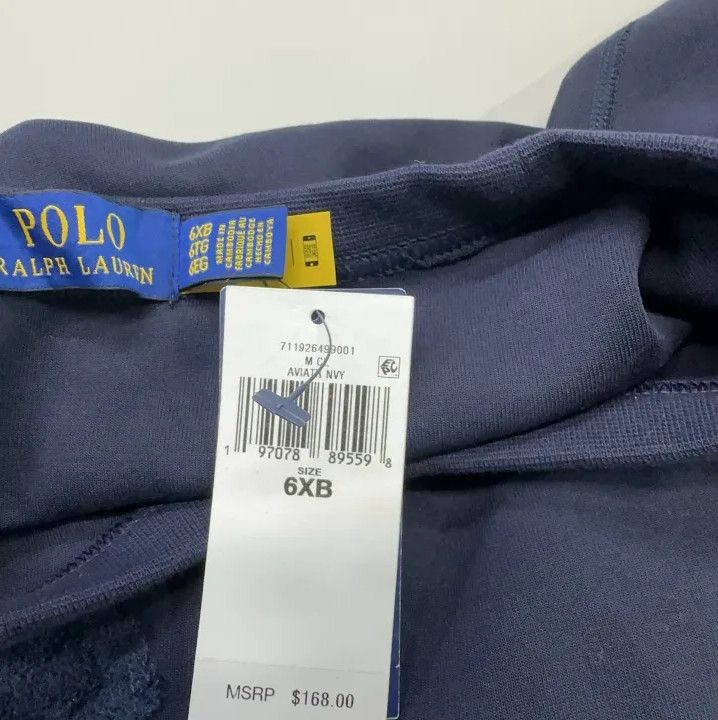 Polo Ralph Lauren Polo Ralph Lauren Navy Long-Sleeve Sweatshirt Size US XL / EU 56 / 4 - 5 Thumbnail