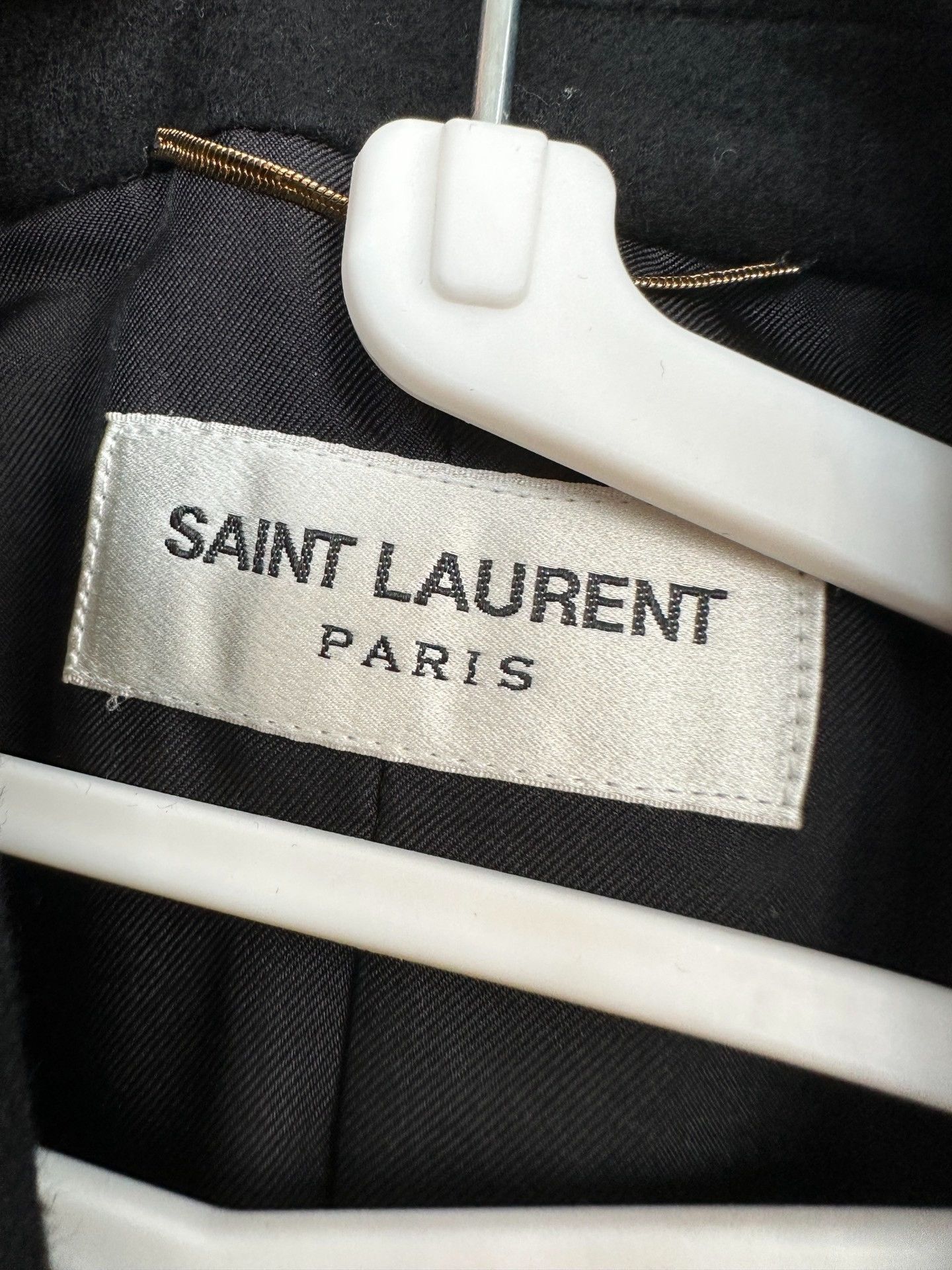Saint Laurent Paris Saint Laurent Badge Wool Blazer Size US M / EU 48-50 / 2 - 2 Thumbnail