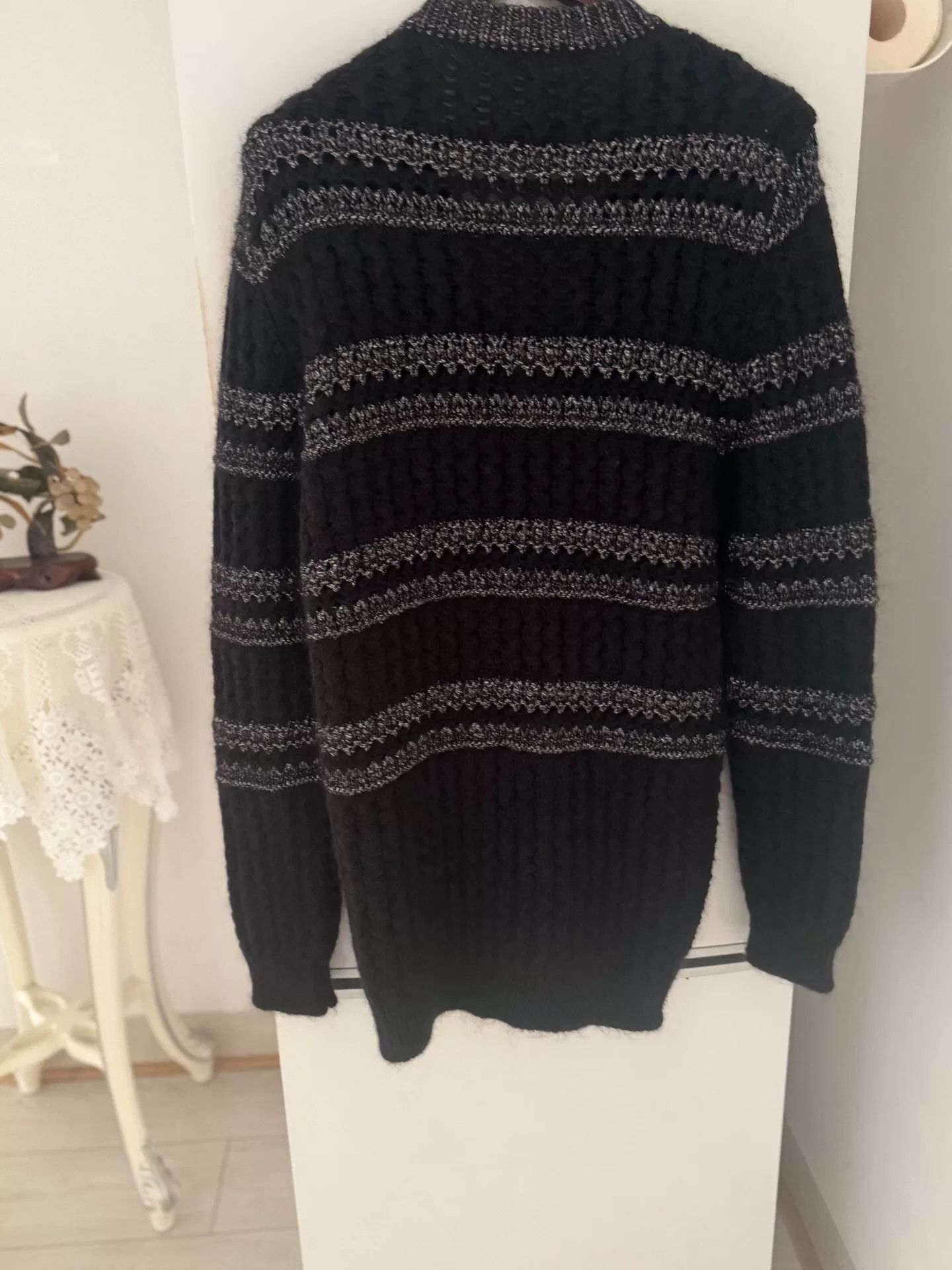 Saint Laurent Paris SAINT LAURENT Striped Cardigan Size M / US 6-8 / IT 42-44 - 2 Thumbnail