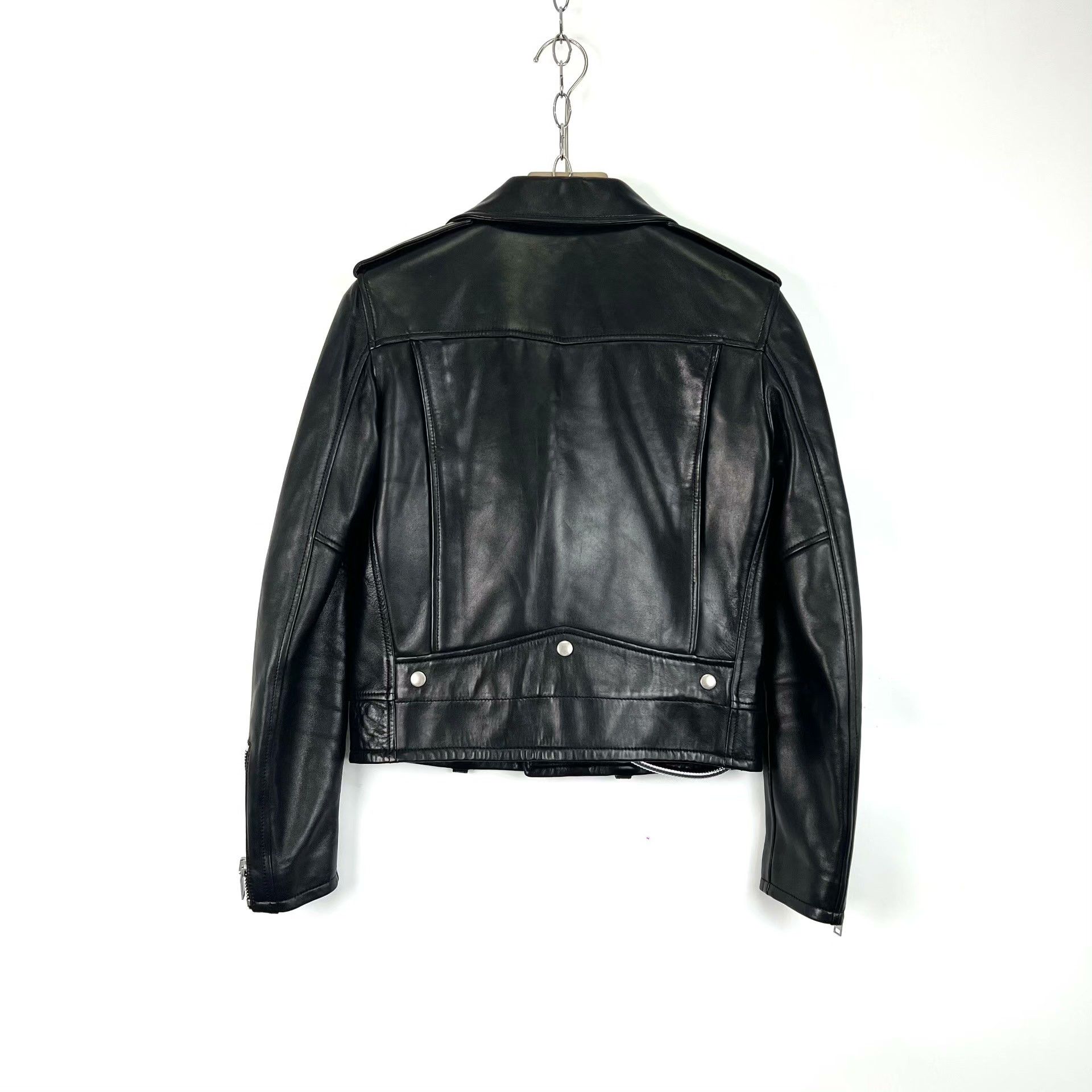 Saint Laurent Paris Saint Laurent Classic Leather Biker Jacket Size US M / EU 48-50 / 2 - 2 Thumbnail