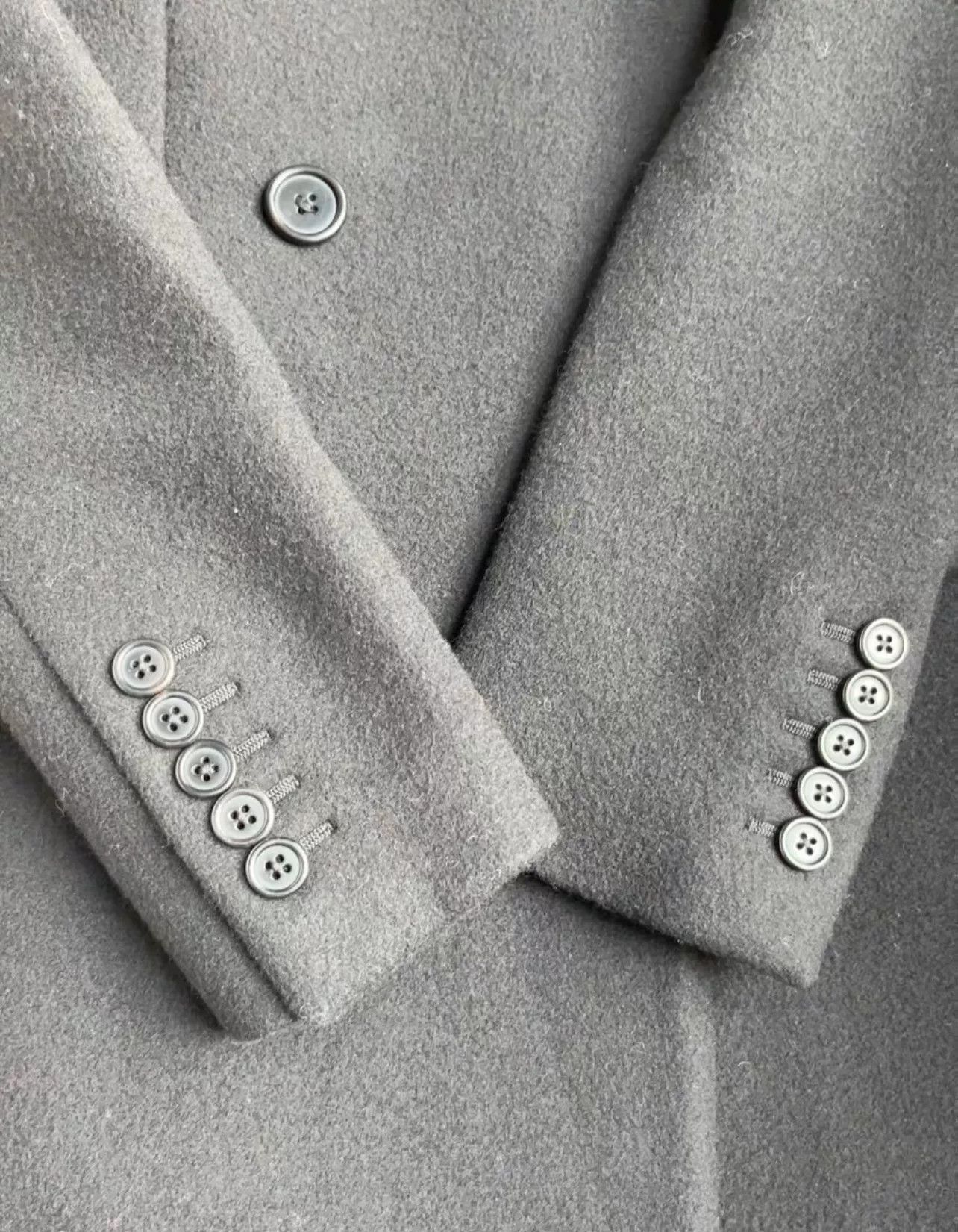 Saint Laurent Paris SAINT LAURENT Black Wool Slim Coat Size 36 Size US M / EU 48-50 / 2 - 4 Thumbnail