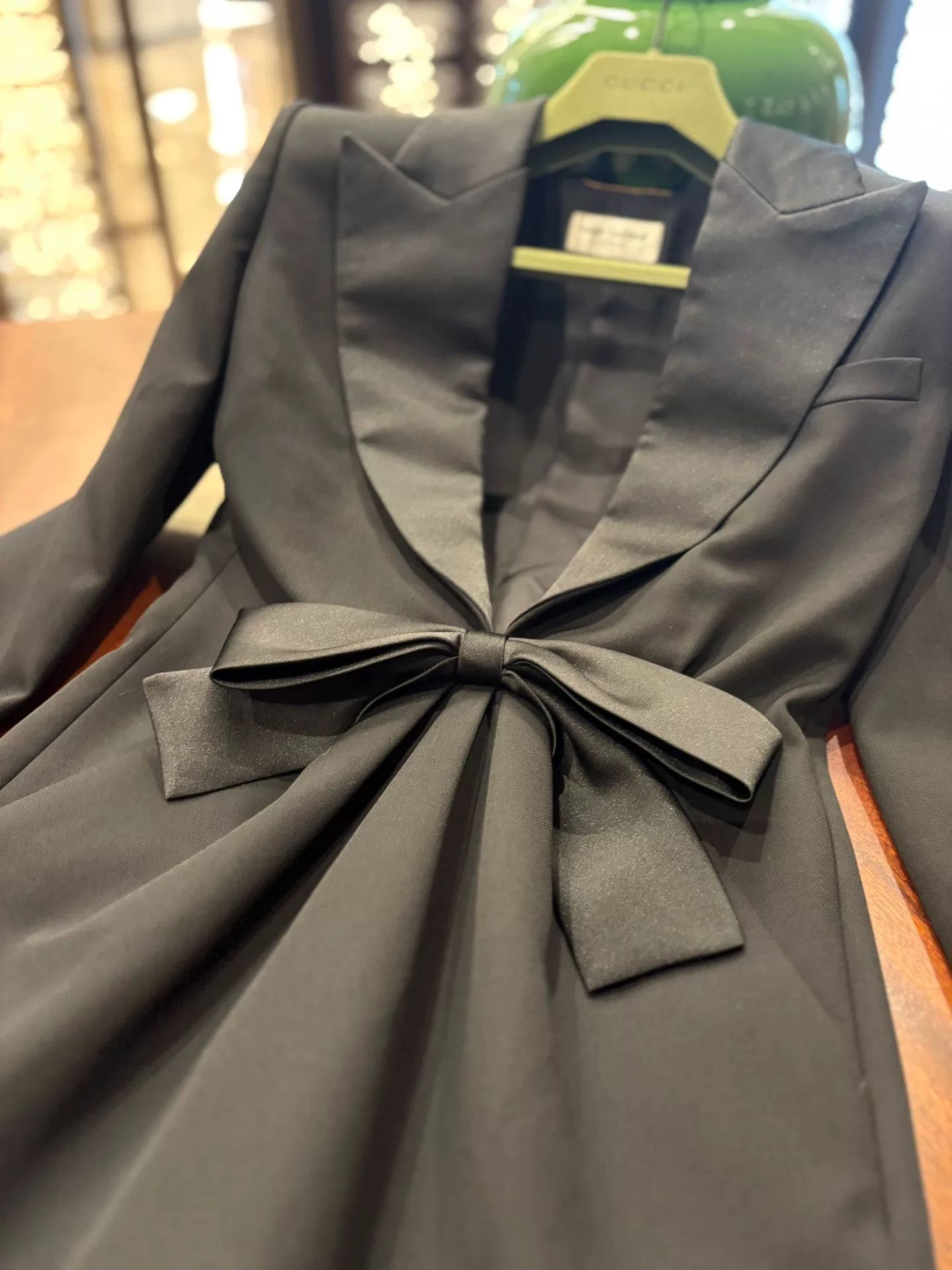 Saint Laurent Paris Saint Laurent Black Blazer Dress Size M / US 6-8 / IT 42-44 - 2 Thumbnail