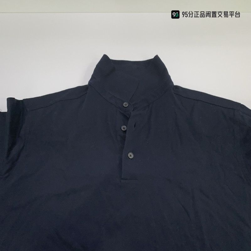 Ermenegildo Zegna Ermenegildo Zegna Men's Blue Polo Collar Sweater Size US M / EU 48-50 / 2 - 3 Thumbnail