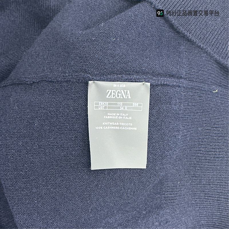 Ermenegildo Zegna Zegna FW22 Solid Crew Neck Pullover Sweater Size US L / EU 52-54 / 3 - 2 Thumbnail