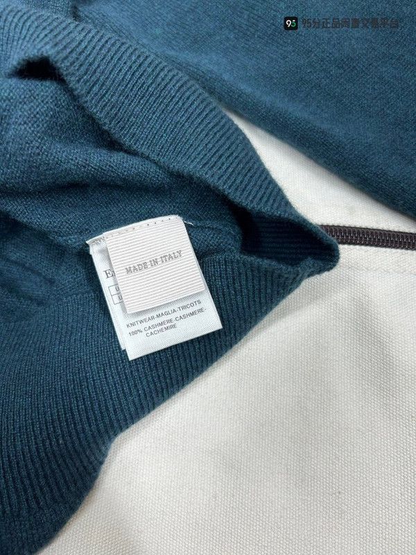 Ermenegildo Zegna Zegna Pure Cashmere Striped Sweater Size US M / EU 48-50 / 2 - 4 Thumbnail