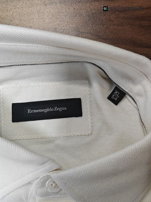 Ermenegildo Zegna Zegna SS23 Men's Solid Casual Short-Sleeve Polo Size US L / EU 52-54 / 3 - 2 Thumbnail