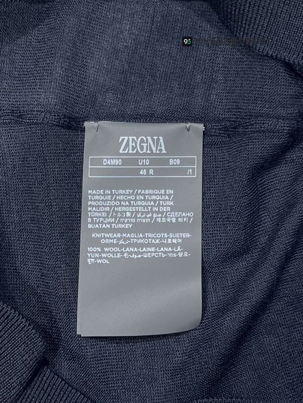 Ermenegildo Zegna Zegna Men's Solid Crewneck Knit Long-Sleeve T-Shirt Size US S / EU 44-46 / 1 - 4 Thumbnail