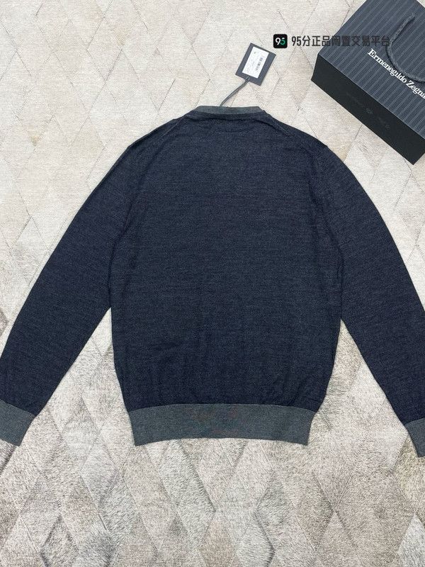 Ermenegildo Zegna Zegna Men's Cashmere Knit Sweatshirt Size US S / EU 44-46 / 1 - 2 Thumbnail