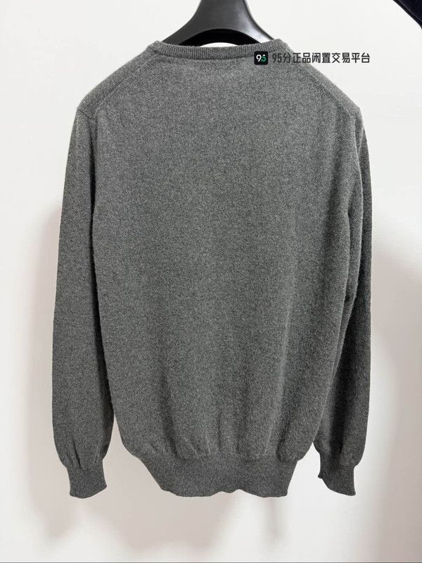 Loro Piana Loro Piana Classic Crew Neck Gray Sweatshirt Size US L / EU 52-54 / 3 - 6 Thumbnail
