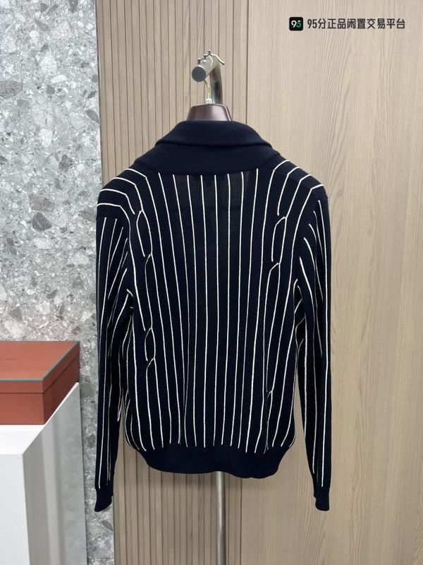 Loro Piana Loro Piana Gift Of King Wool Knit Color Block Cardigan Size US M / EU 48-50 / 2 - 2 Thumbnail