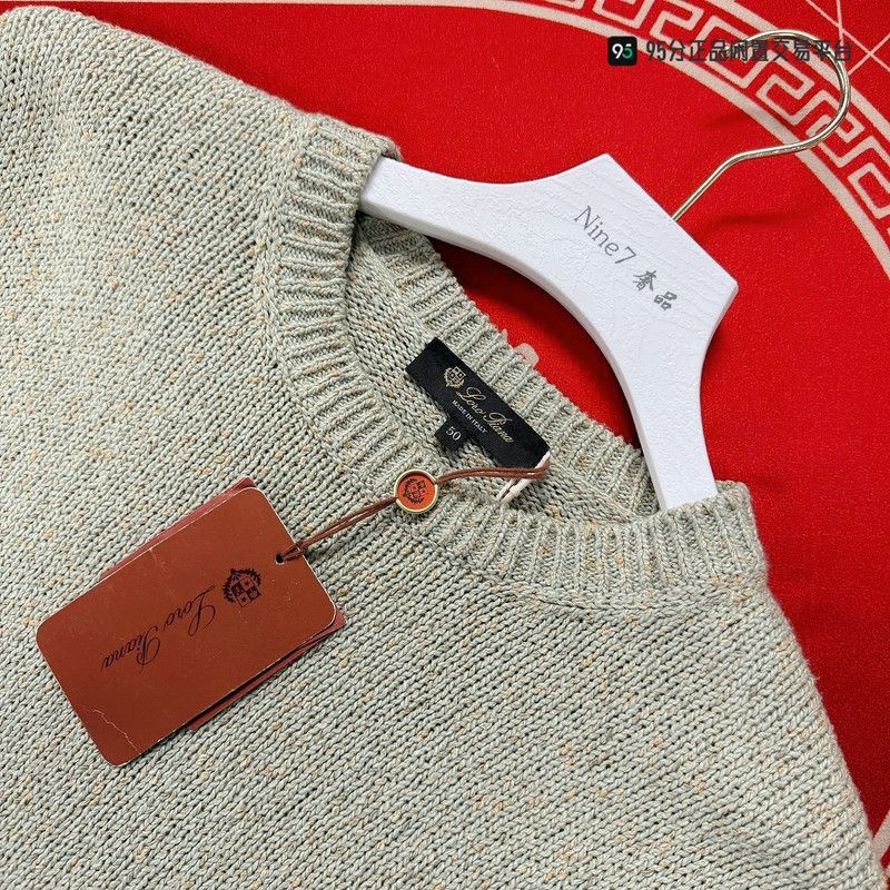 Loro Piana Loro Piana Men's Ribbed Crewneck Knit Top Size US M / EU 48-50 / 2 - 3 Thumbnail
