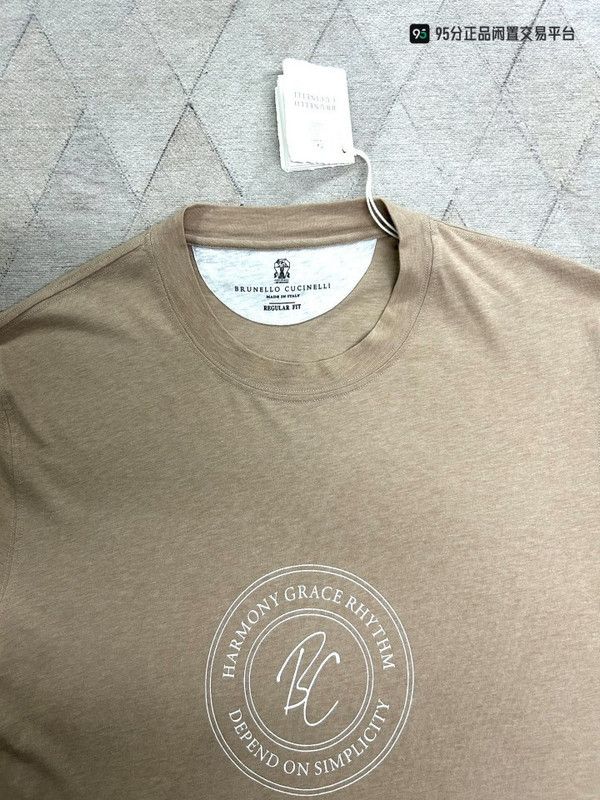 Brunello Cucinelli Brunello Cucinelli Unisex Casual Short-Sleeve T-Shirt Size US M / EU 48-50 / 2 - 2 Thumbnail