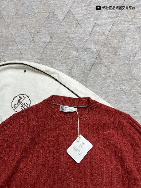 Brunello Cucinelli Brunello Cucinelli Unisex Cable Knit Cashmere Blend Sweater Size US M / EU 48-50 / 2 - 2 Thumbnail