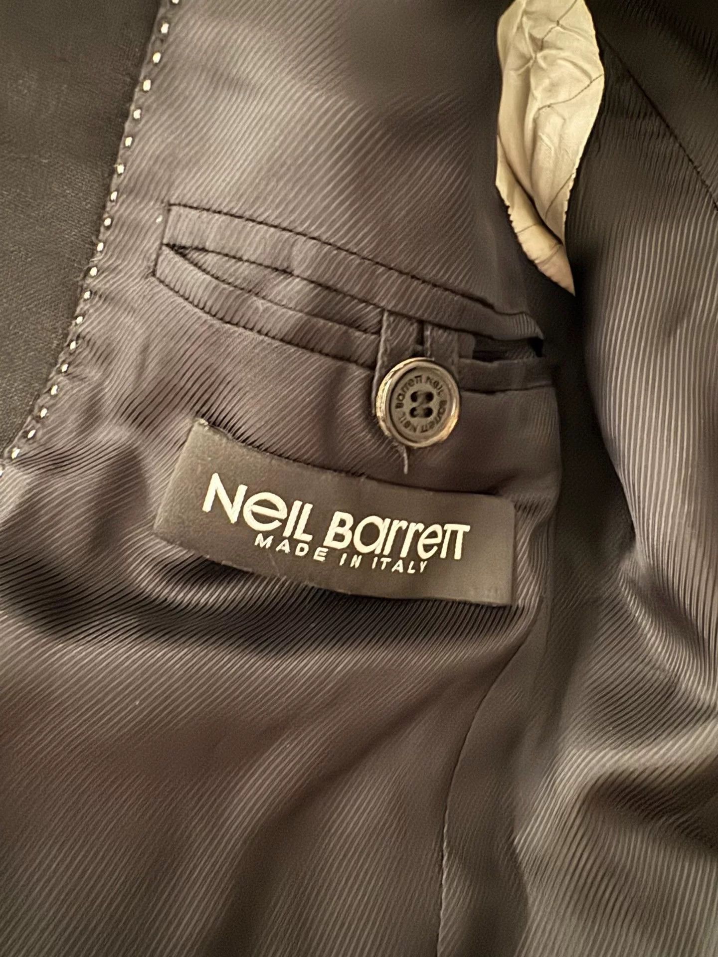 Neil Barrett Neil Barrett Double-Collar Sheepskin Suit Size US M / EU 48-50 / 2 - 5 Thumbnail