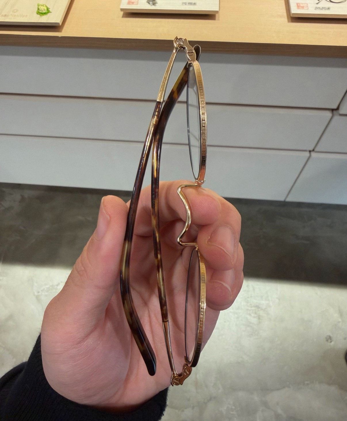 Other KameManNen KMN-775PA Retro Eyeglass Frame Size ONE SIZE - 5 Thumbnail