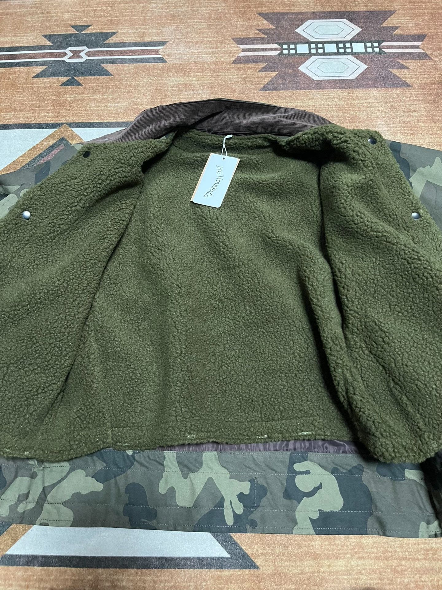 Other ITOHOUE Camo Swiss Moto Jacket Removable Liner Size US XXS / EU 40 - 4 Thumbnail