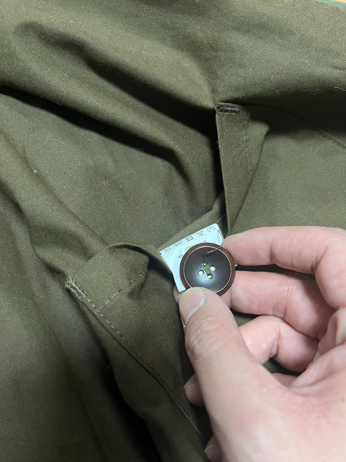 Other Fleurs De Bagne Waxed Camouflage Trench Coat Size US L / EU 52-54 / 3 - 5 Thumbnail