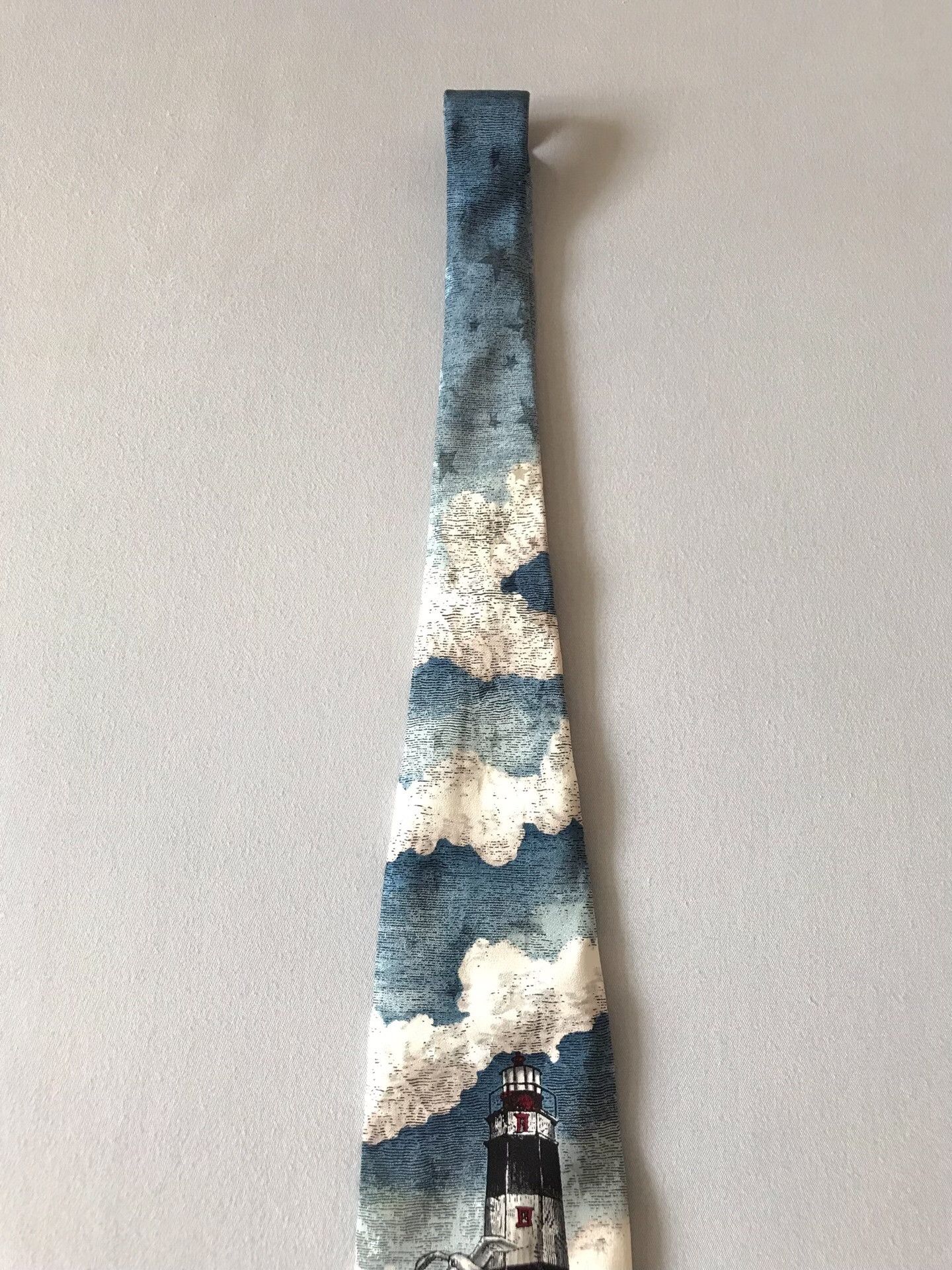 Vintage Vintage American Tango Silk Lighthouse Tie Size ONE SIZE - 5 Thumbnail