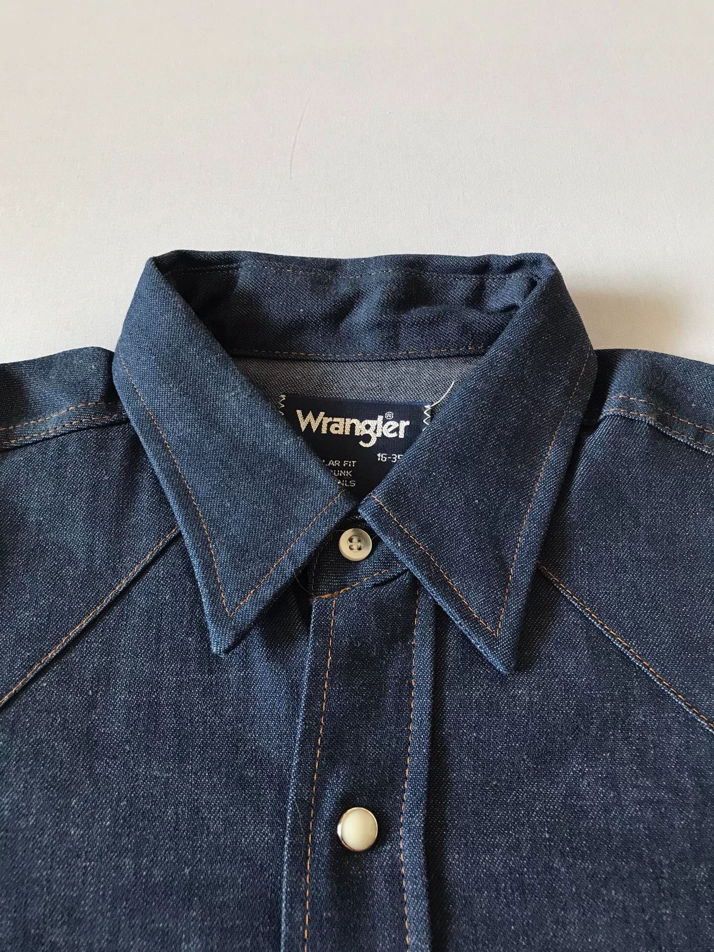 Wrangler Wrangler 70127MW Western Denim Shirt Size US M / EU 48-50 / 2 - 5 Thumbnail