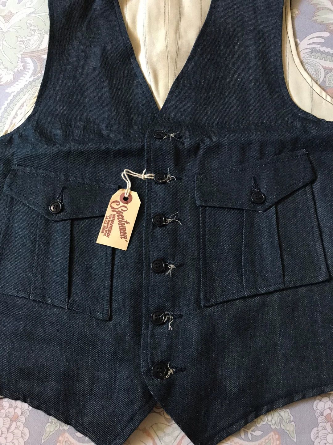 Mister Freedom Mister Freedom Cotton-Linen Casual Vest Size US M / EU 48-50 / 2 - 4 Thumbnail