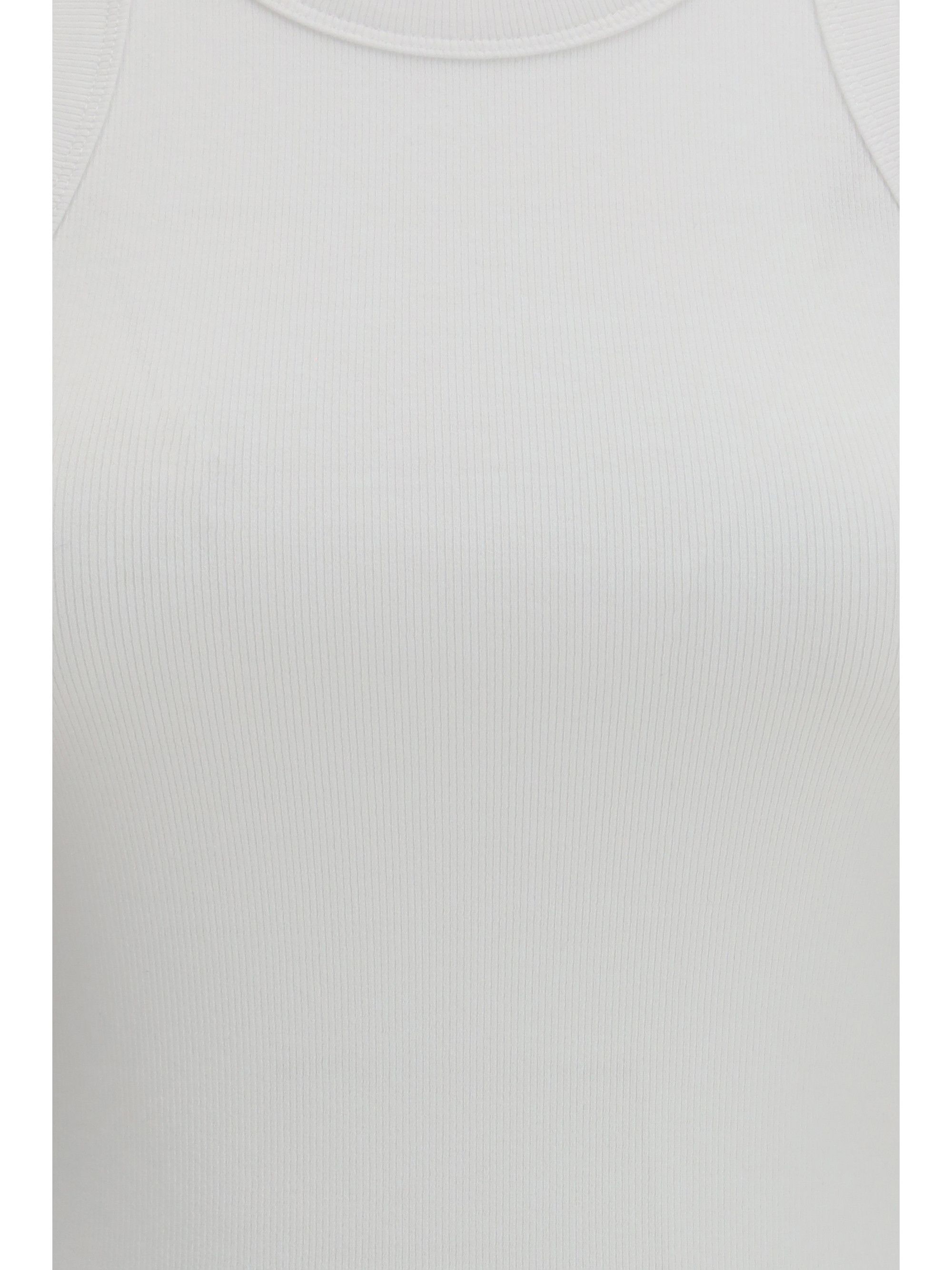 Toteme Ribbed Cotton Tank Top Size M / US 6-8 / IT 42-44 - 3 Thumbnail