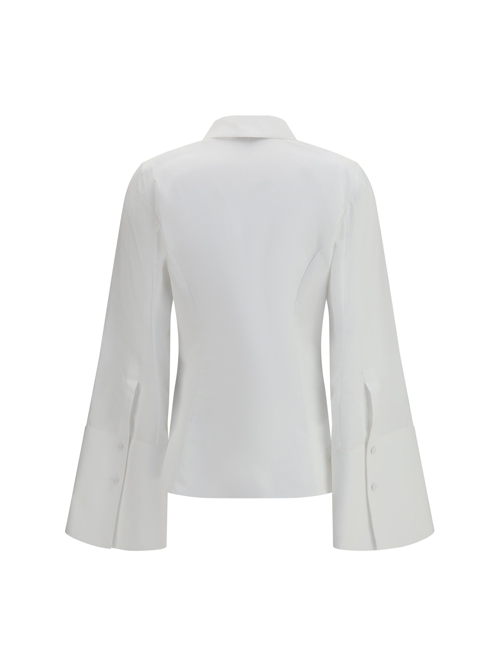 Gabriela Hearst Jataya Fitted Cotton Shirt Size M / US 6-8 / IT 42-44 - 2 Thumbnail