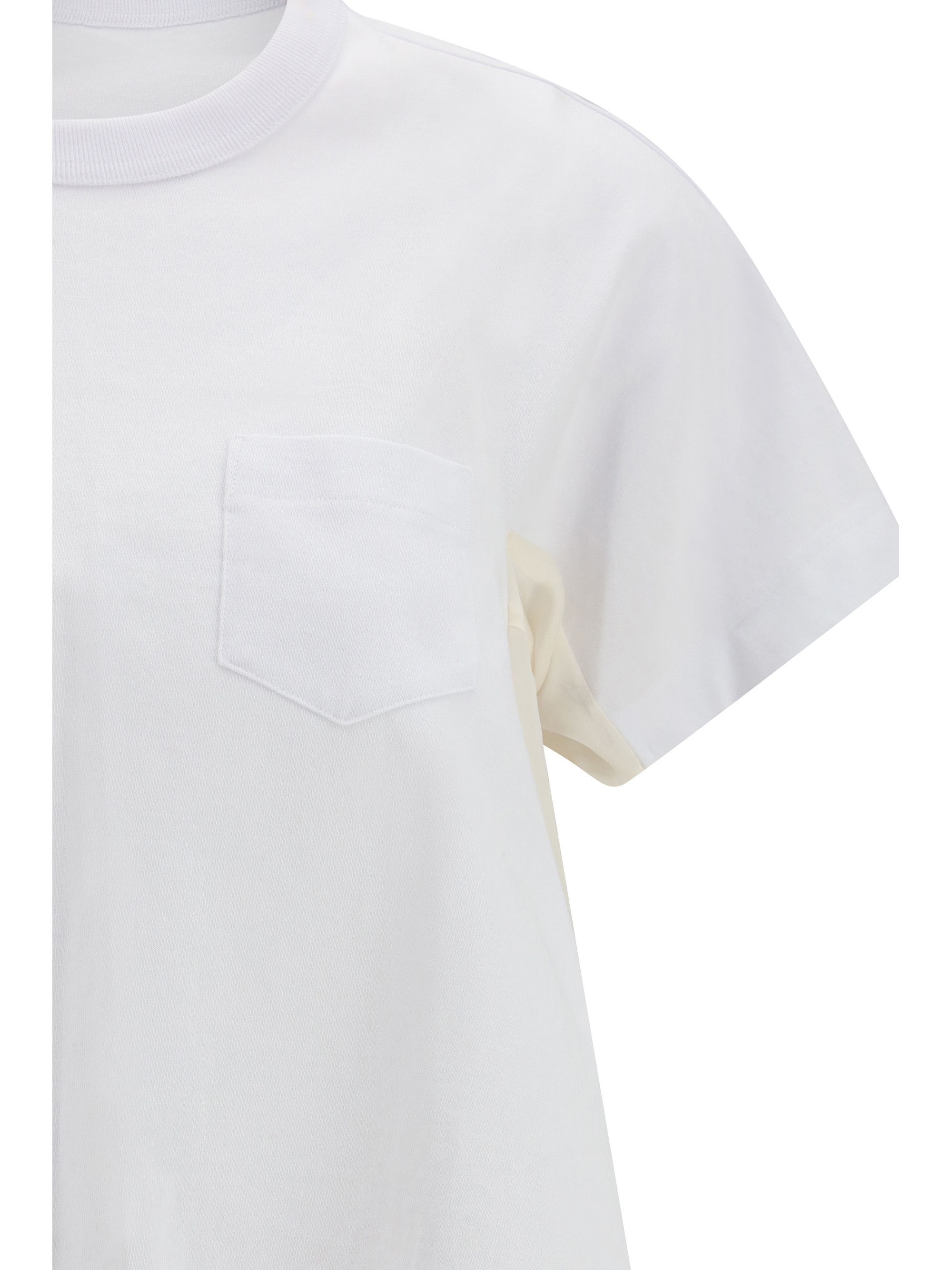 Sacai Pocket and draped T-shirt Size S / US 4 / IT 40 - 3 Thumbnail