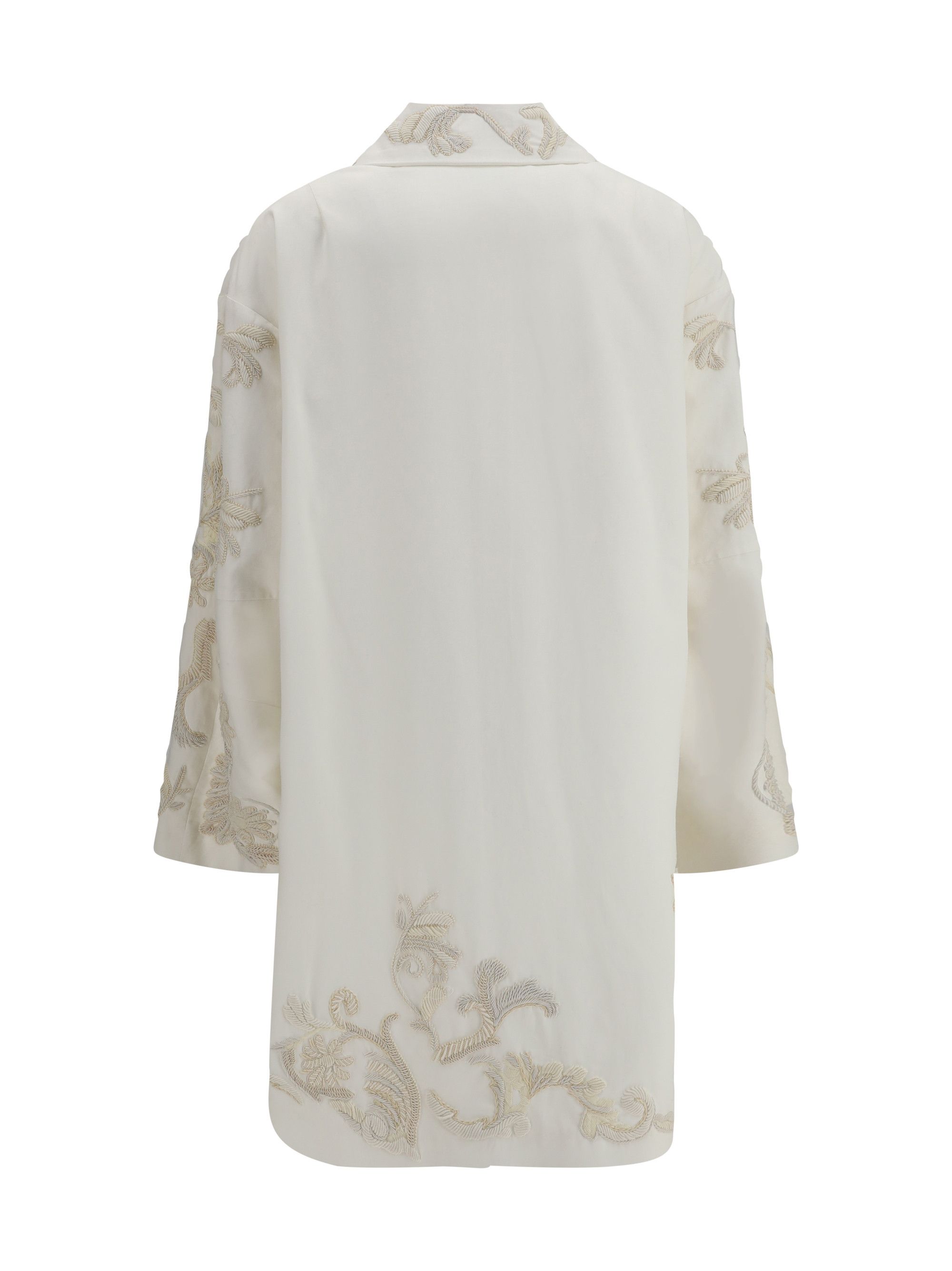Dries Van Noten Embroidered A-line Coat Size M / US 6-8 / IT 42-44 - 2 Thumbnail