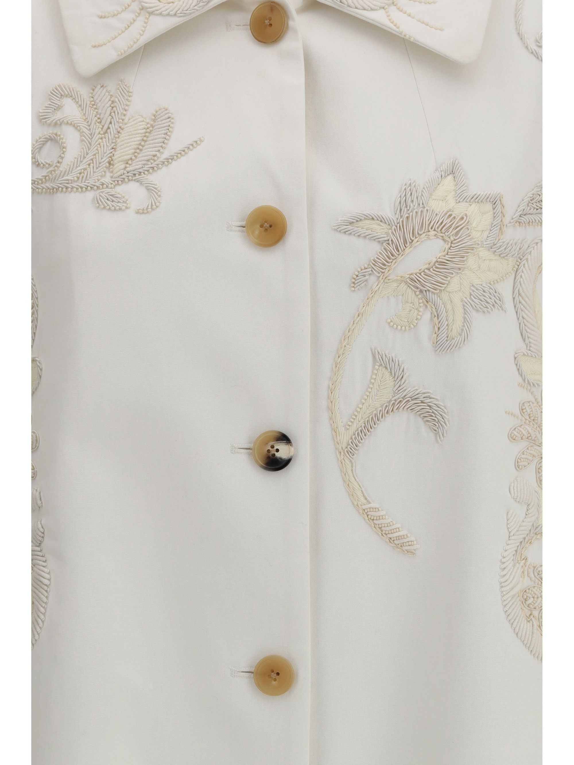 Dries Van Noten Embroidered A-line Coat Size S / US 4 / IT 40 - 3 Thumbnail