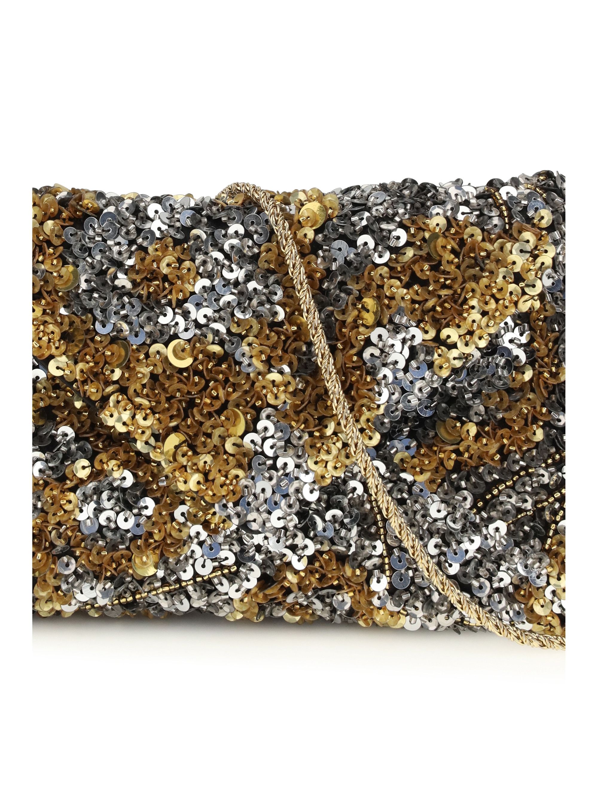 Dries Van Noten Sequined Clutch Bag Size ONE SIZE - 4 Thumbnail