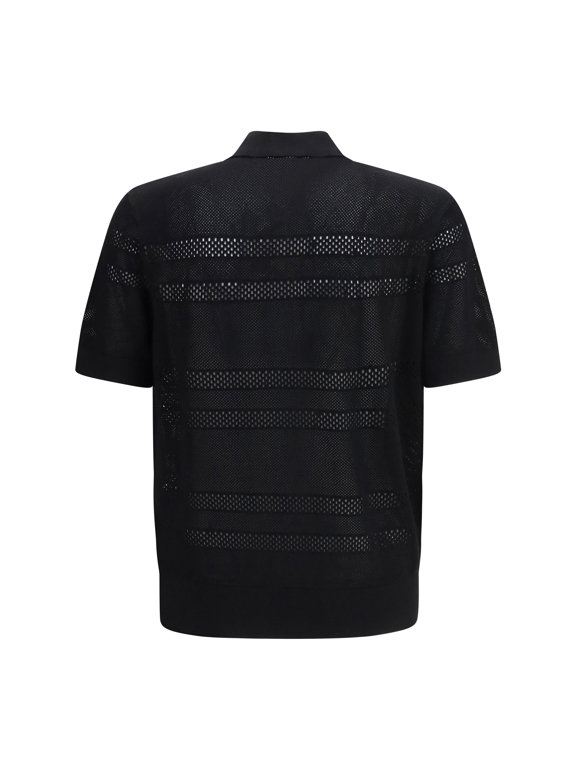 Dries Van Noten Mesh Polo Shirt Size US L / EU 52-54 / 3 - 2 Thumbnail