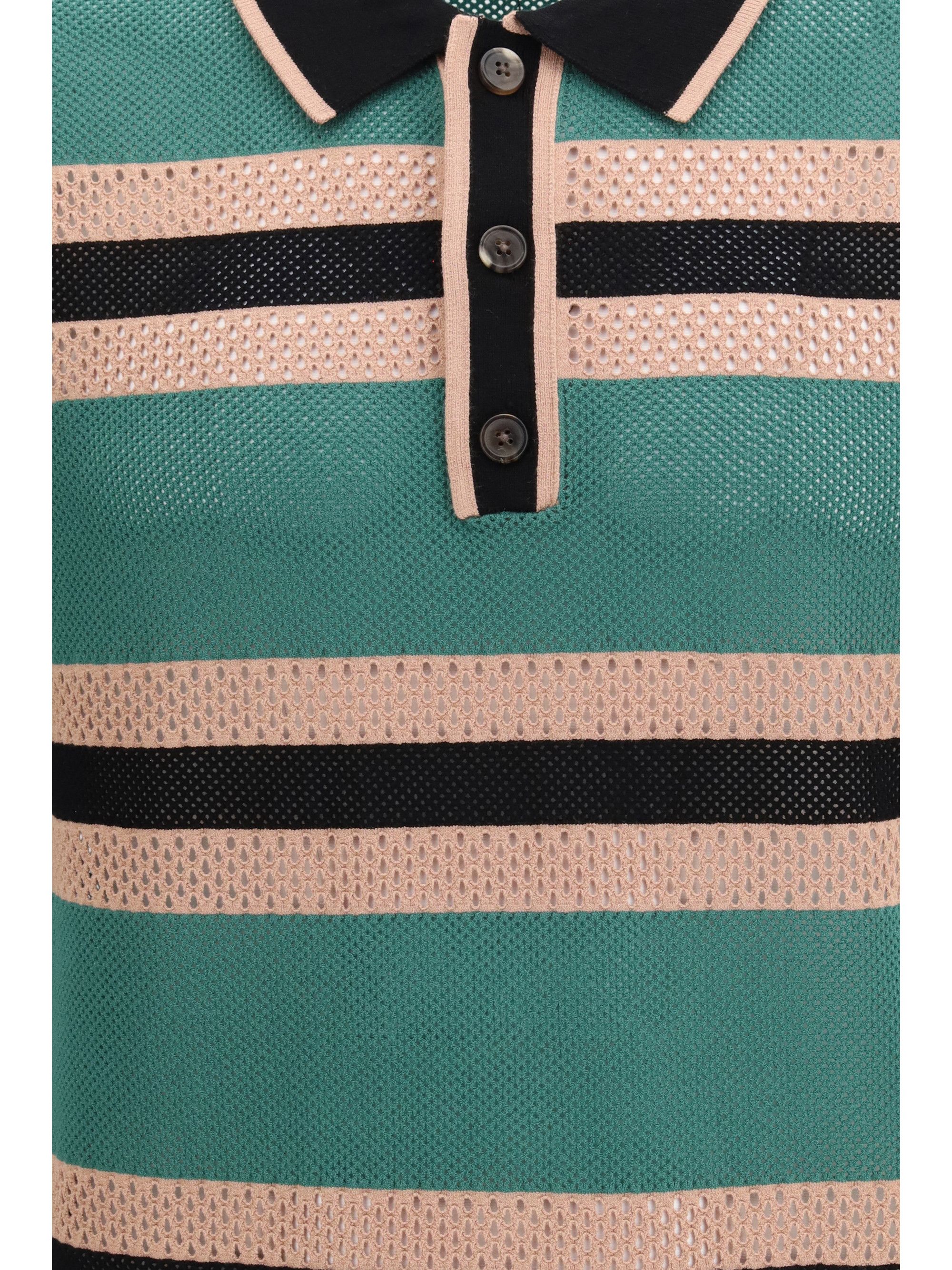 Dries Van Noten Striped Polo Shirt Size US L / EU 52-54 / 3 - 3 Thumbnail