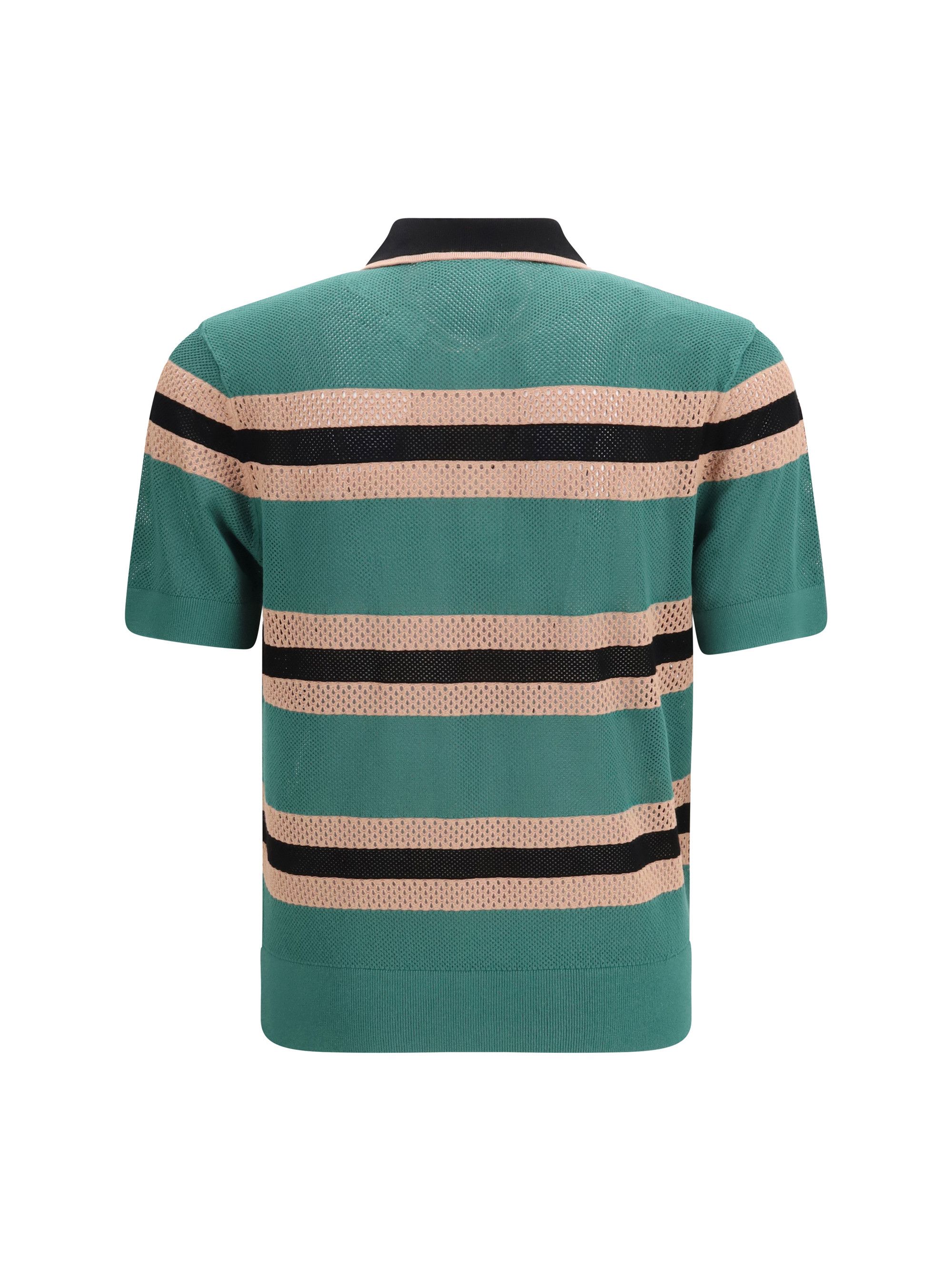 Dries Van Noten Striped Polo Shirt Size US M / EU 48-50 / 2 - 2 Thumbnail
