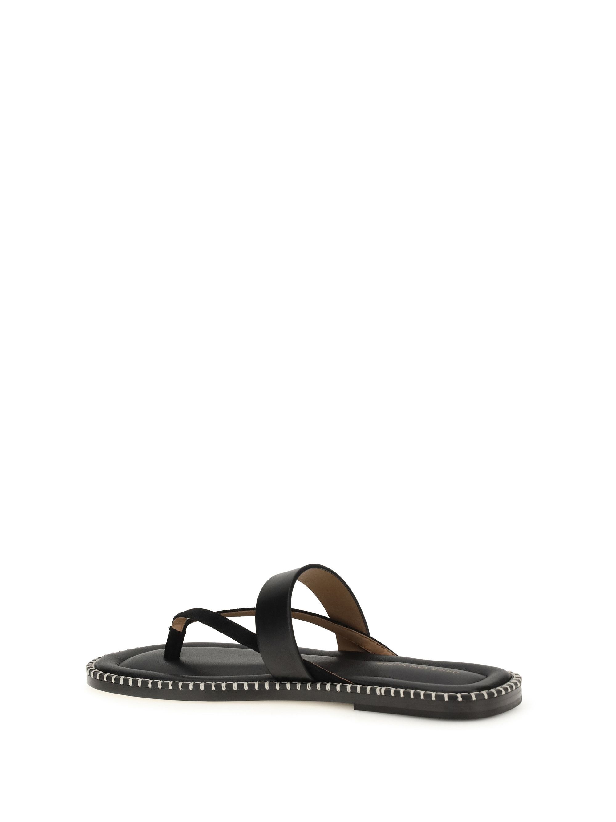 Dries Van Noten Slip-on leather Sandals with sequins Size US 11 / EU 44 - 3 Thumbnail