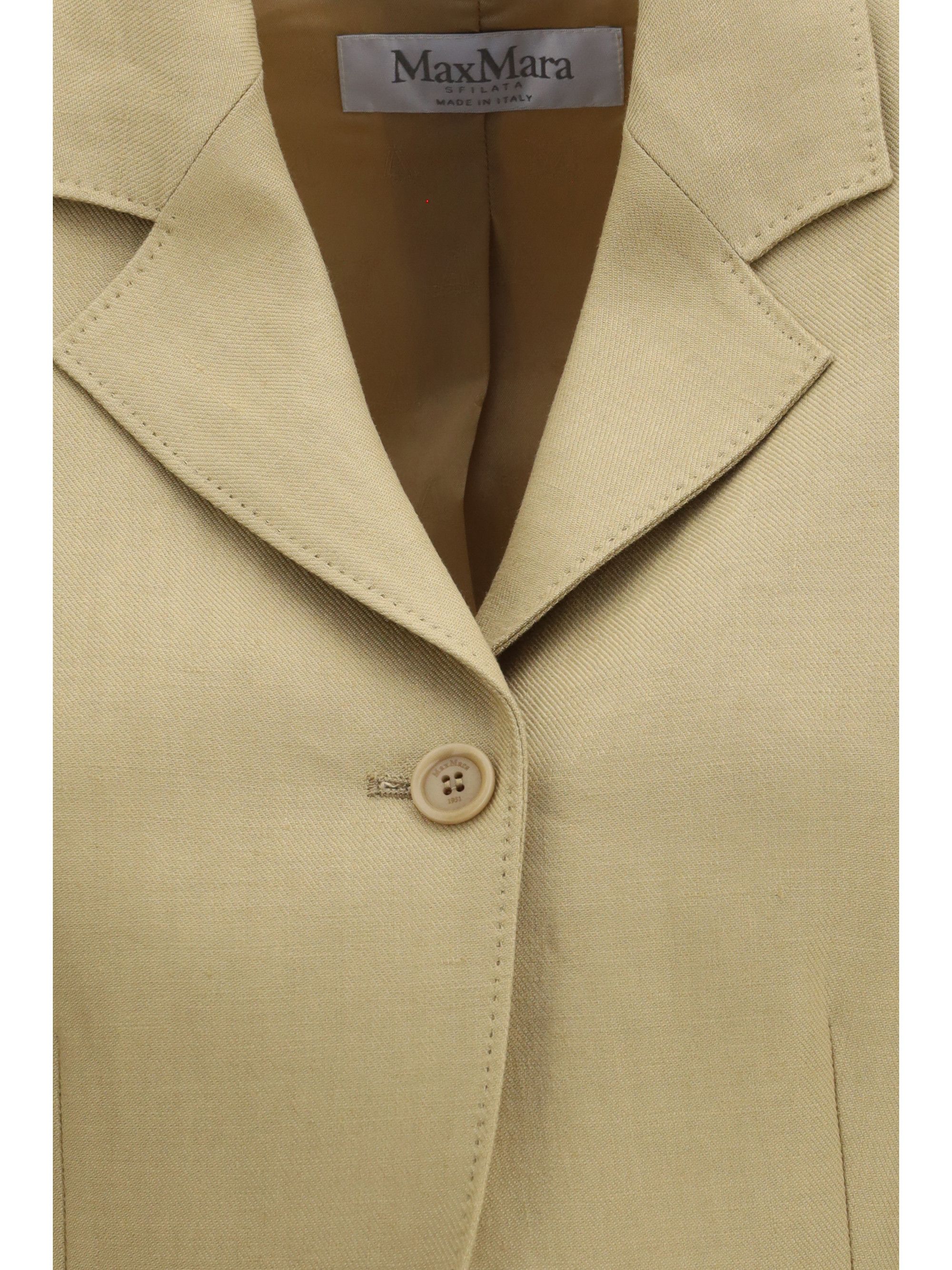 Max Mara Buono linen Jacket Size M / US 6-8 / IT 42-44 - 3 Thumbnail