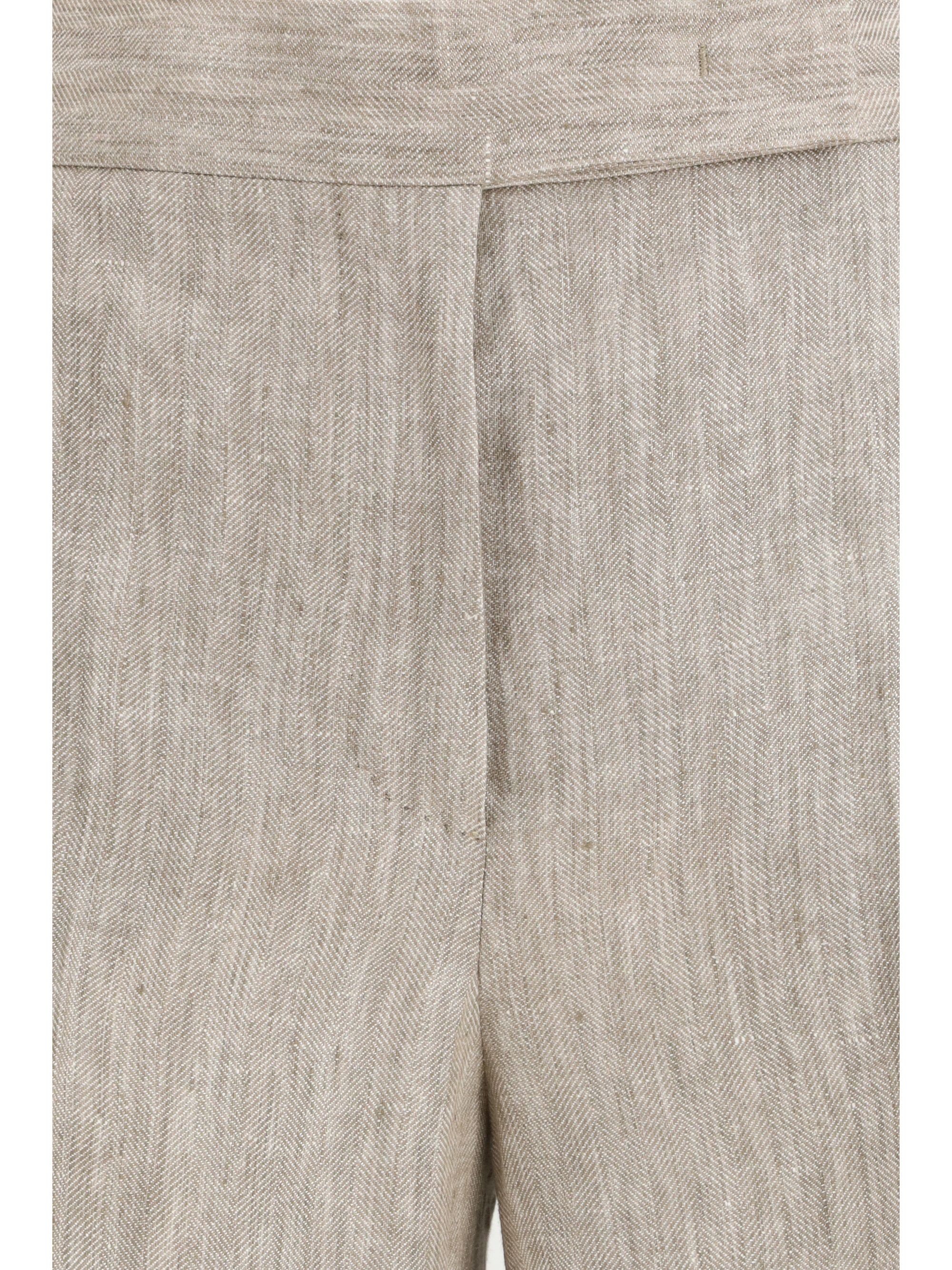 Max Mara Deserto linen Pants Size 28" / US 6 / IT 42 - 3 Thumbnail