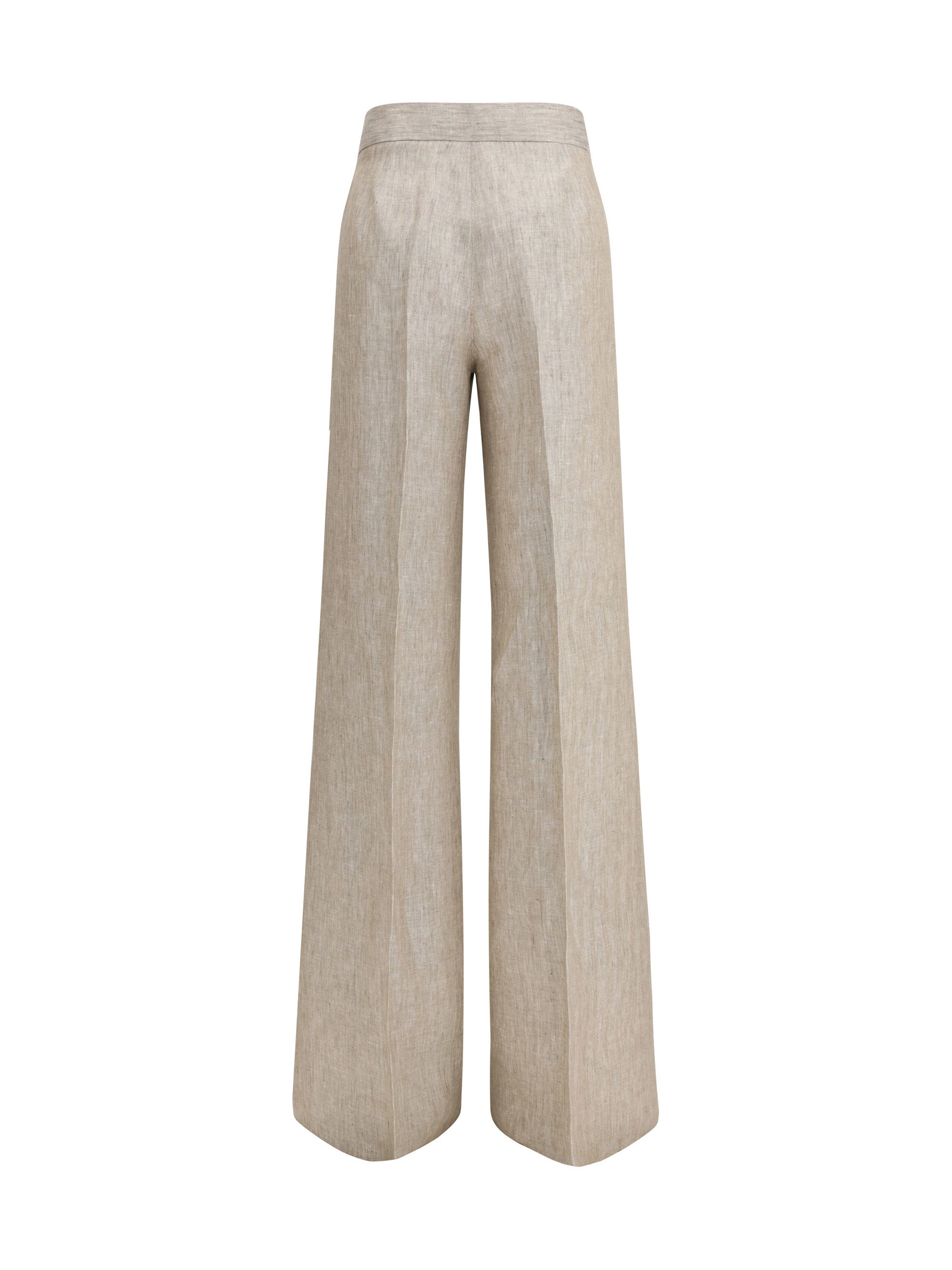 Max Mara Deserto linen Pants Size 28" / US 6 / IT 42 - 2 Thumbnail