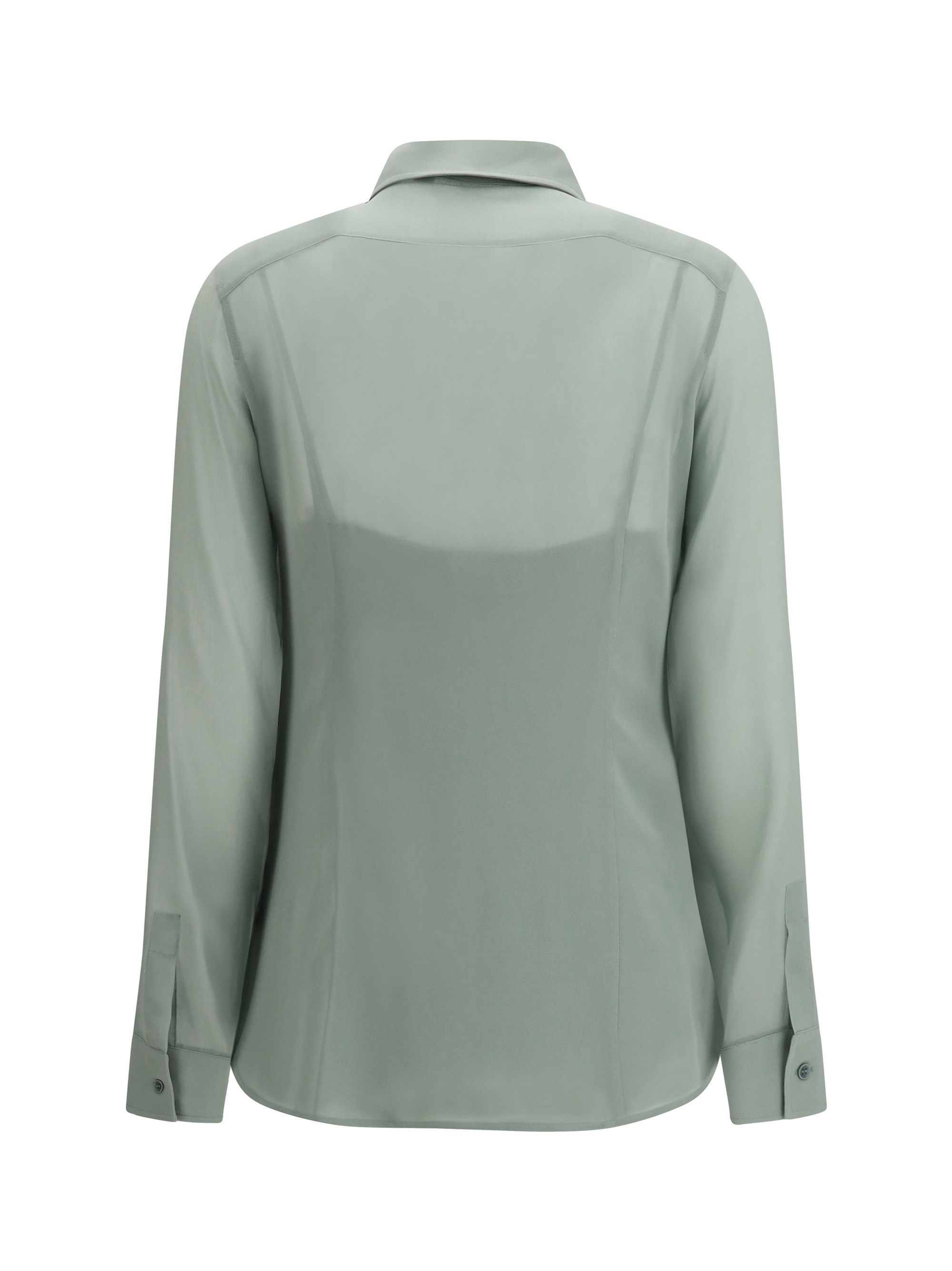 Max Mara Long-sleeve silk Shirt Size M / US 6-8 / IT 42-44 - 2 Thumbnail