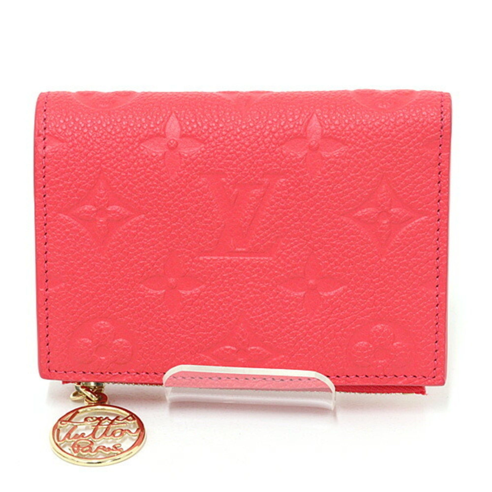 Louis Vuitton Louis Vuitton Portefeuille Lisa Monogram Empreinte Strawberry Pink M28271 Unused Size ONE SIZE - 5 Thumbnail