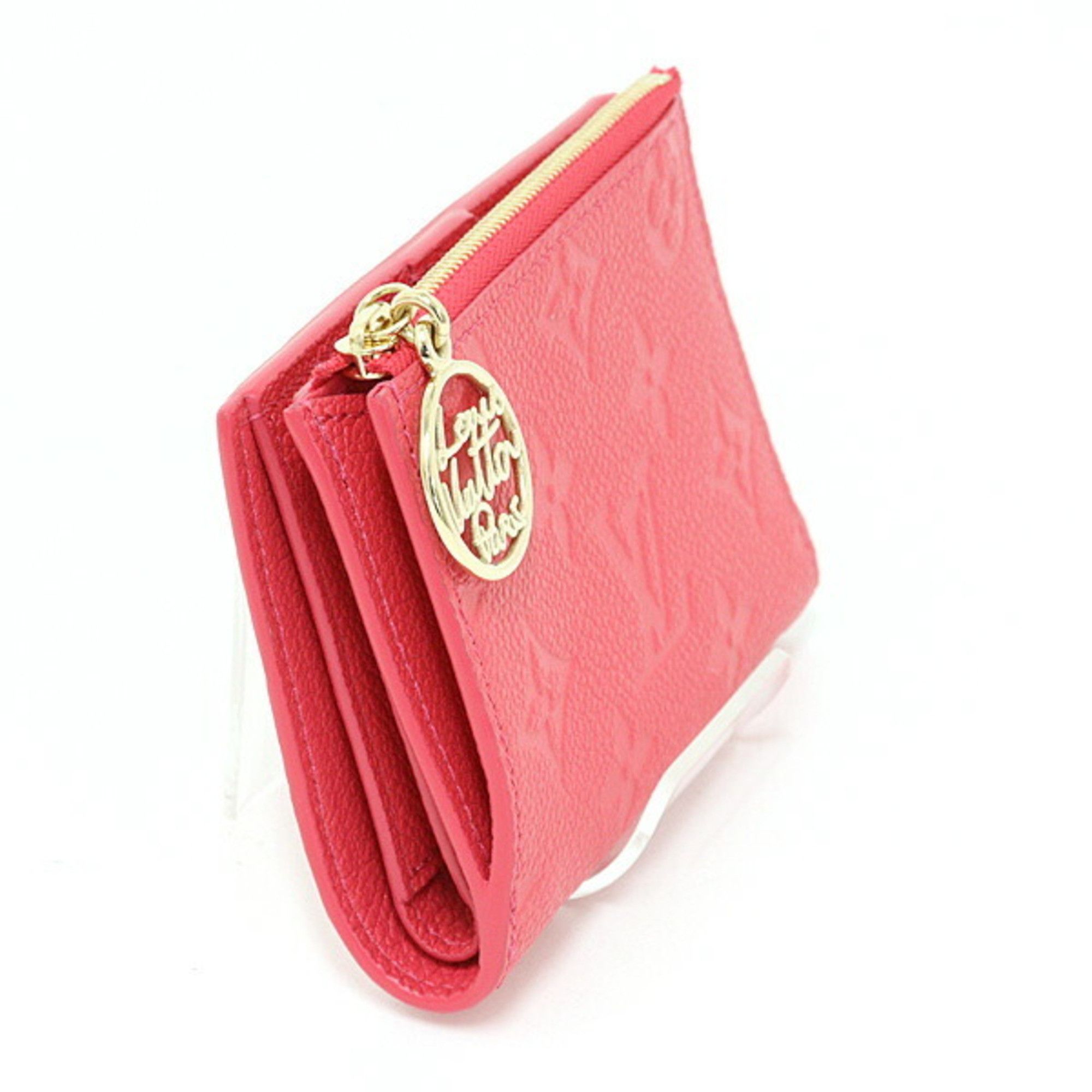 Louis Vuitton Louis Vuitton Portefeuille Lisa Monogram Empreinte Strawberry Pink M28271 Unused Size ONE SIZE - 3 Thumbnail
