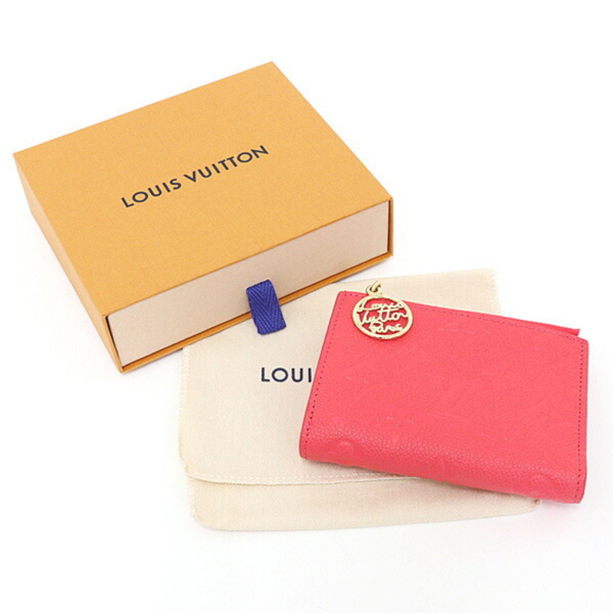 Louis Vuitton Louis Vuitton Portefeuille Lisa Monogram Empreinte Strawberry Pink M28271 Unused Size ONE SIZE - 6 Thumbnail