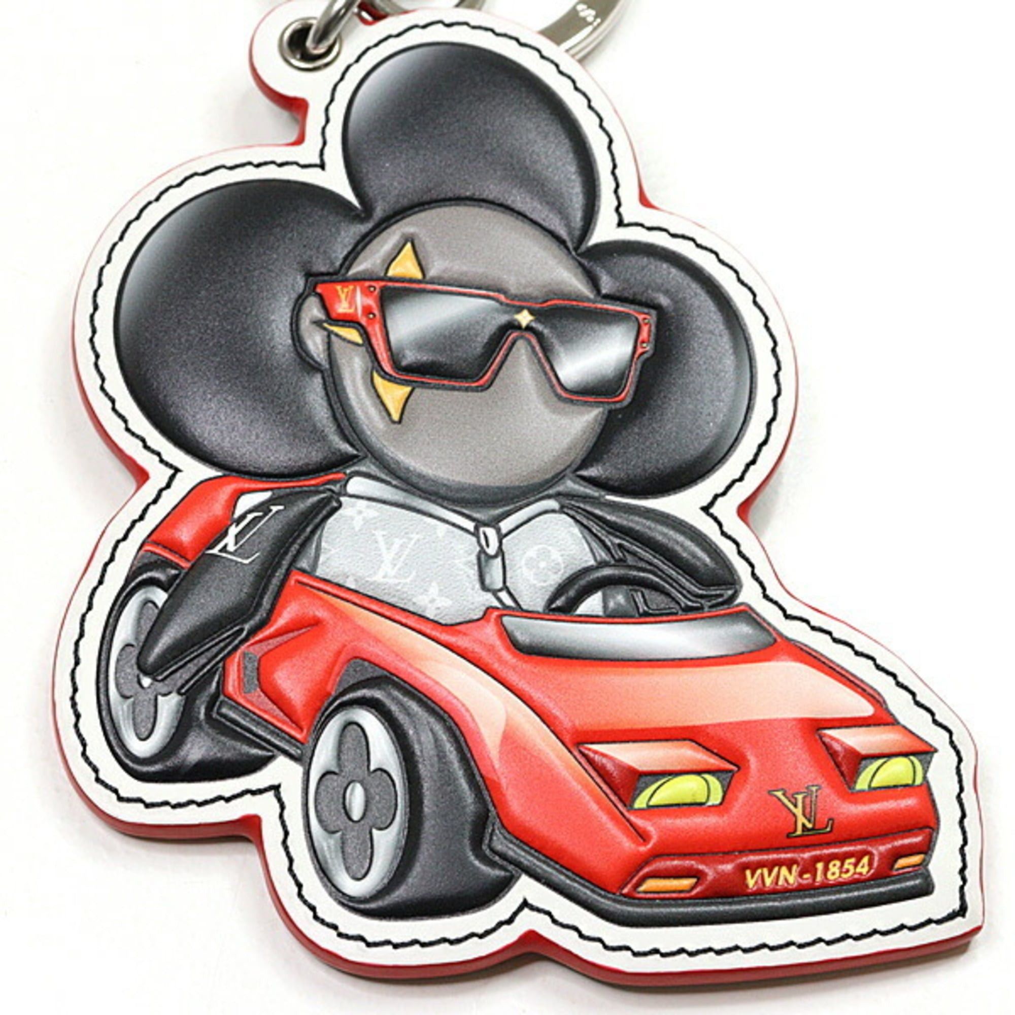 Louis Vuitton Louis Vuitton Keychain Sporty Car Vivienne M00960 Bag Charm Monogram Eclipse S Size ONE SIZE - 4 Thumbnail