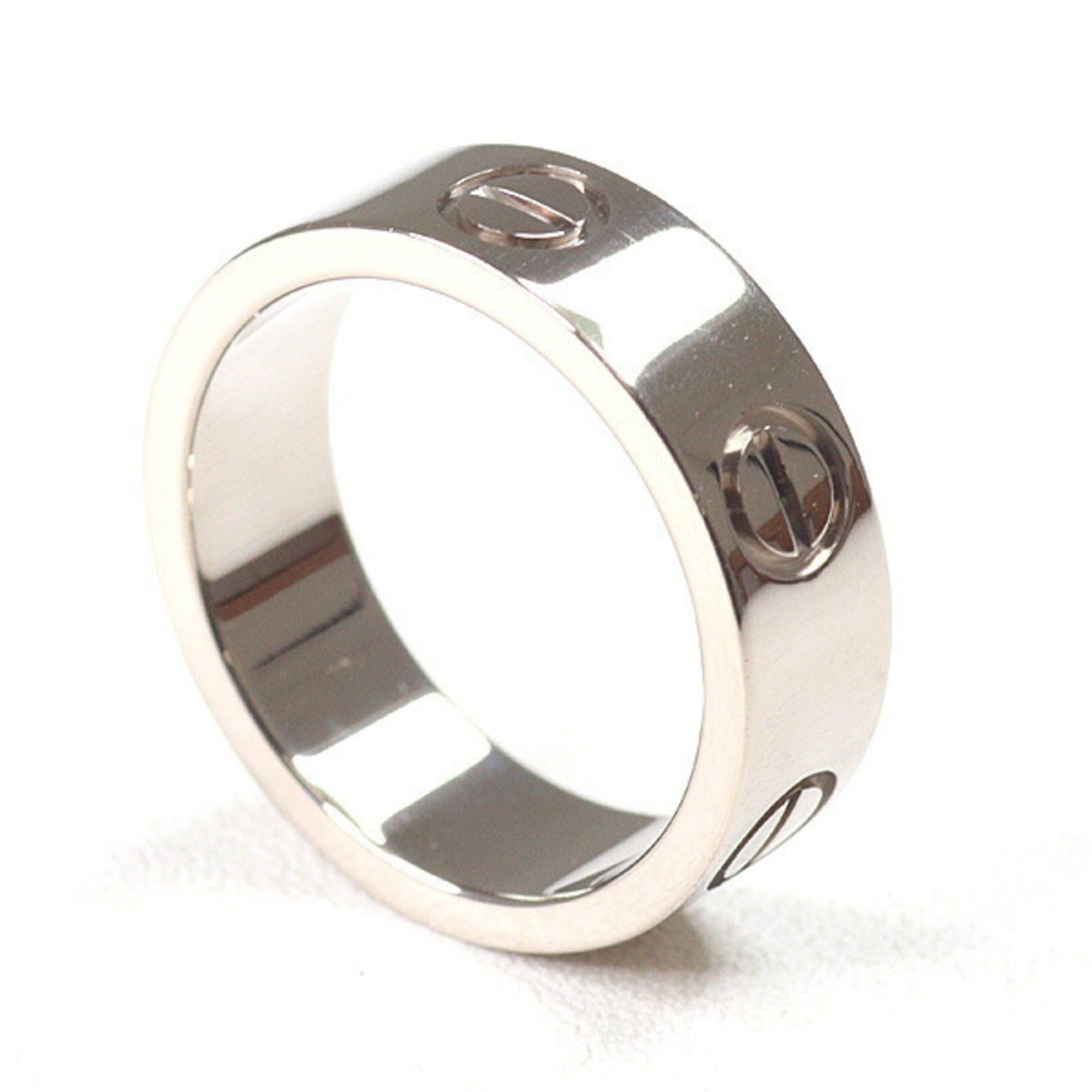 Cartier Cartier Love Ring Classic Model 18KWG #48 (actual size 7.5) Width 5.5mm 750WG Refinished Size ONE SIZE - 4 Thumbnail