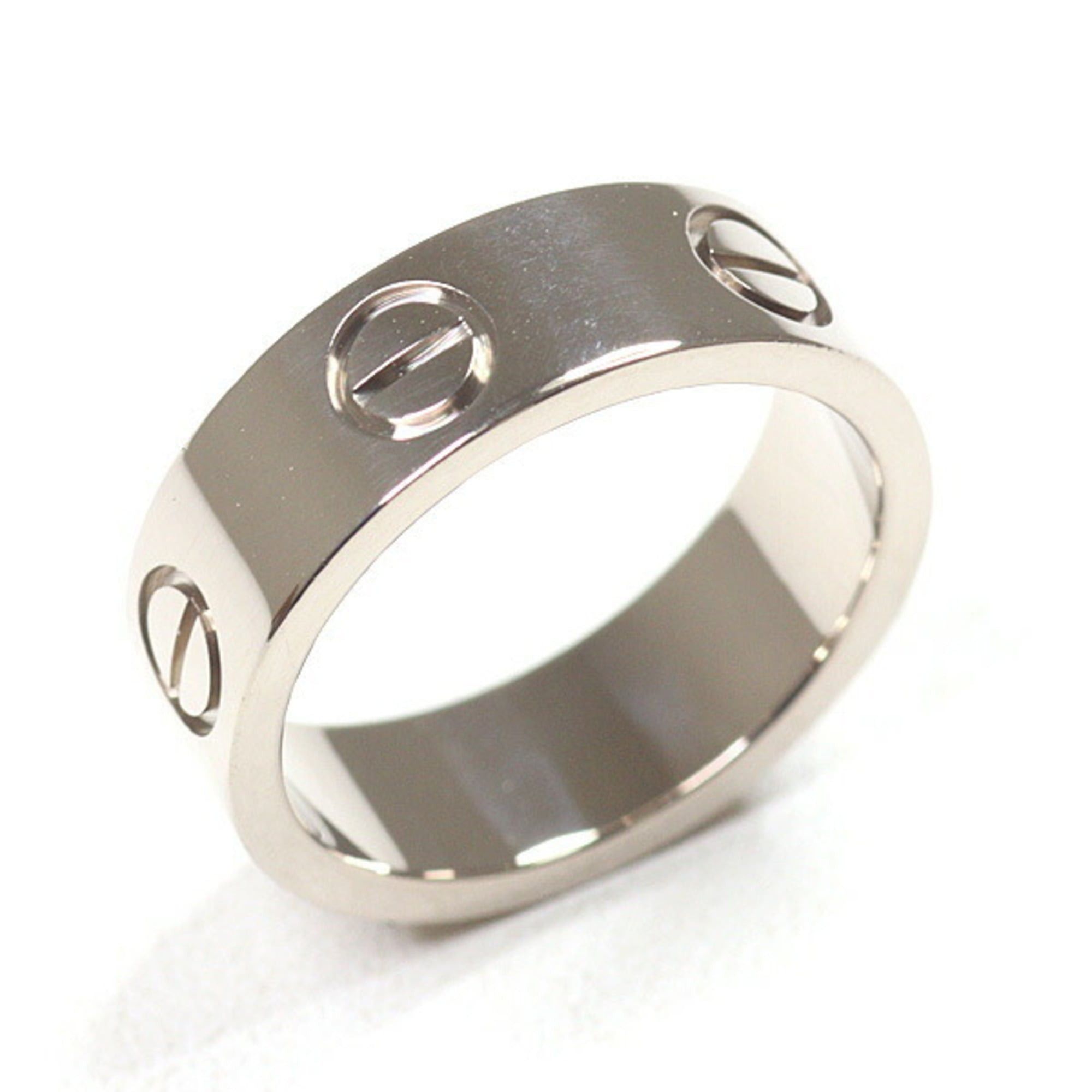 Cartier Cartier Love Ring Classic Model 18KWG #48 (actual size 7.5) Width 5.5mm 750WG Refinished Size ONE SIZE - 2 Thumbnail