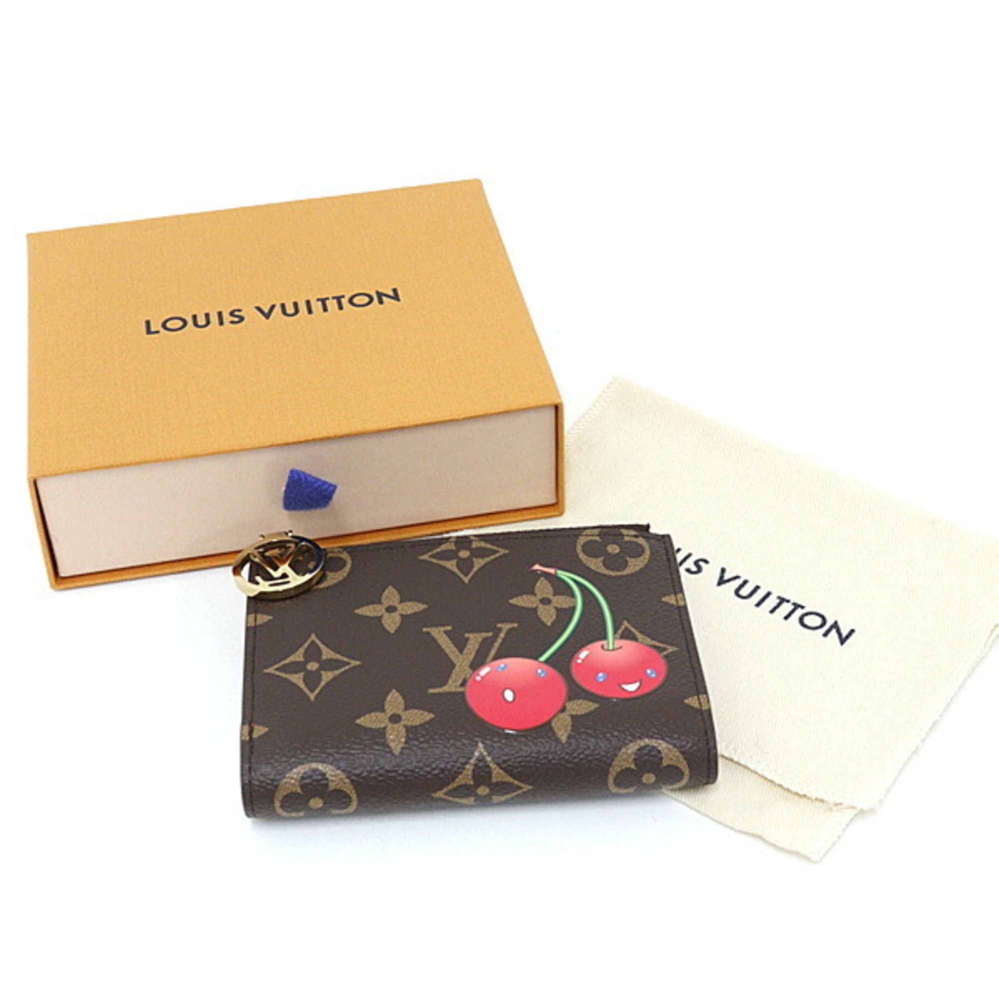 Louis Vuitton Louis Vuitton LV x TM Portefeuille Lisa Monogram Cherry M13420 Bi-fold Wallet, Takashi Murakami Design, Unused Size ONE SIZE - 6 Thumbnail